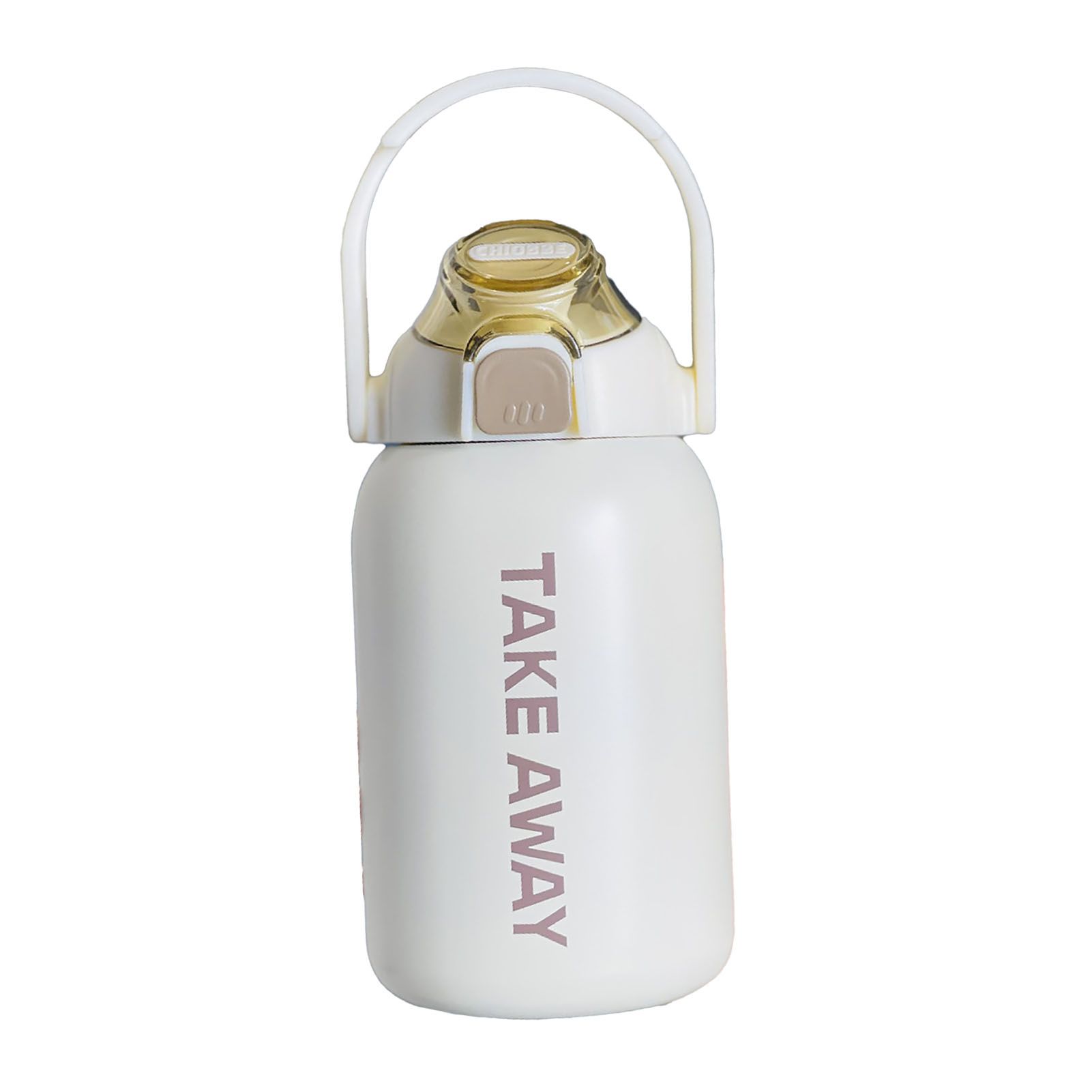 850ml Insulated Water Bottle Large Capacity with Bounce Cap Straw Winter