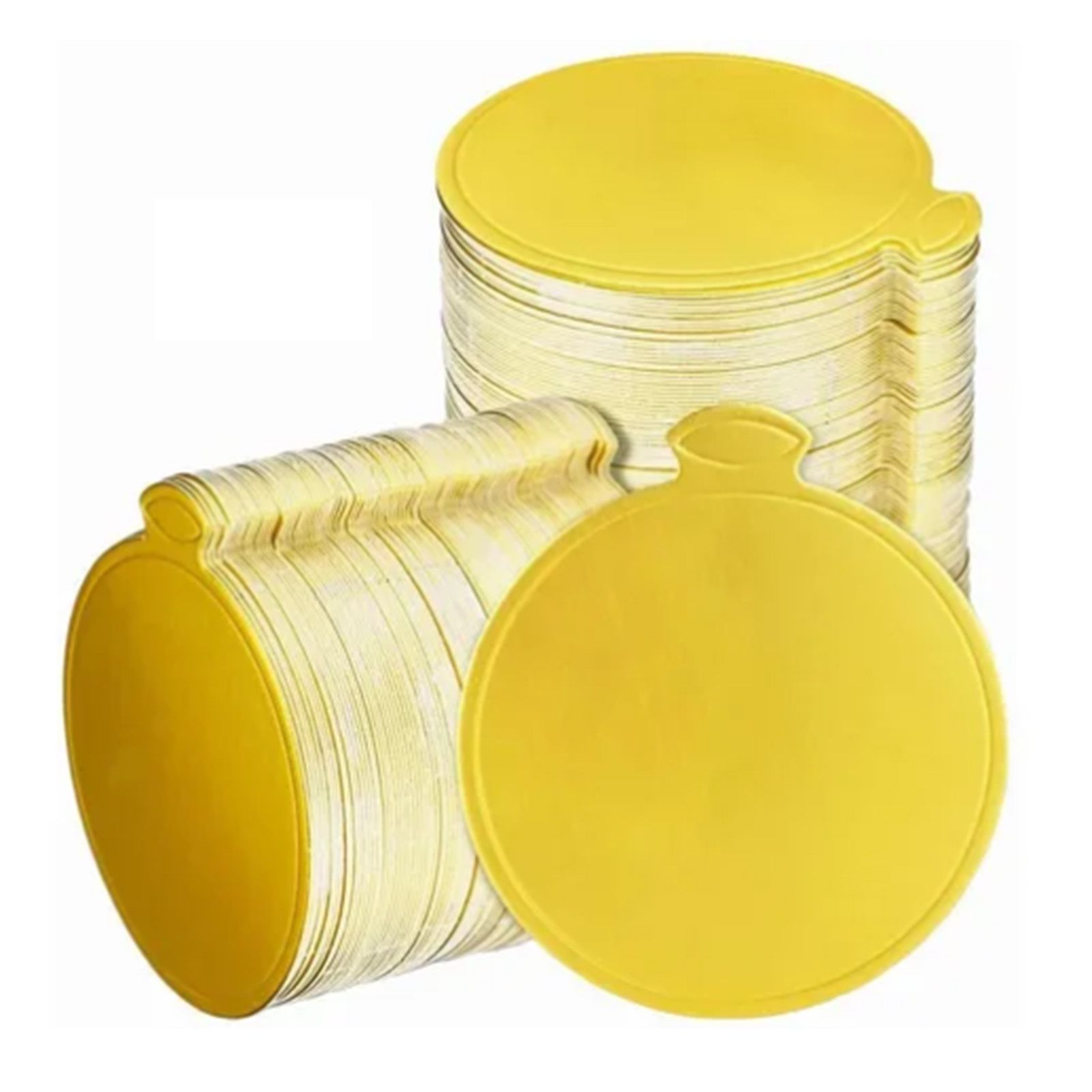 200Pcs Golden Cake Base Board 3.5in Round Cake Pad for Mini Cakes Muffins