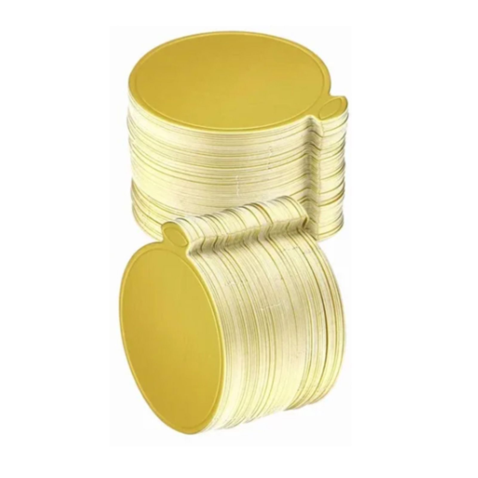 200Pcs Golden Cake Base Board 3.5in Round Cake Pad for Mini Cakes Muffins view 2