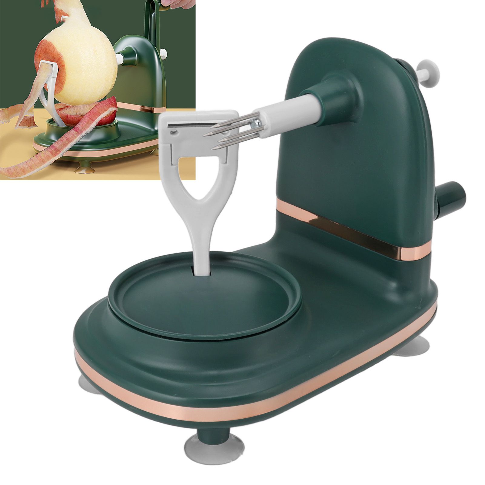 Hand Cranked Apple Peeler Fruit Peeler with Cutter Apple Fruit Peeled Machine view 12