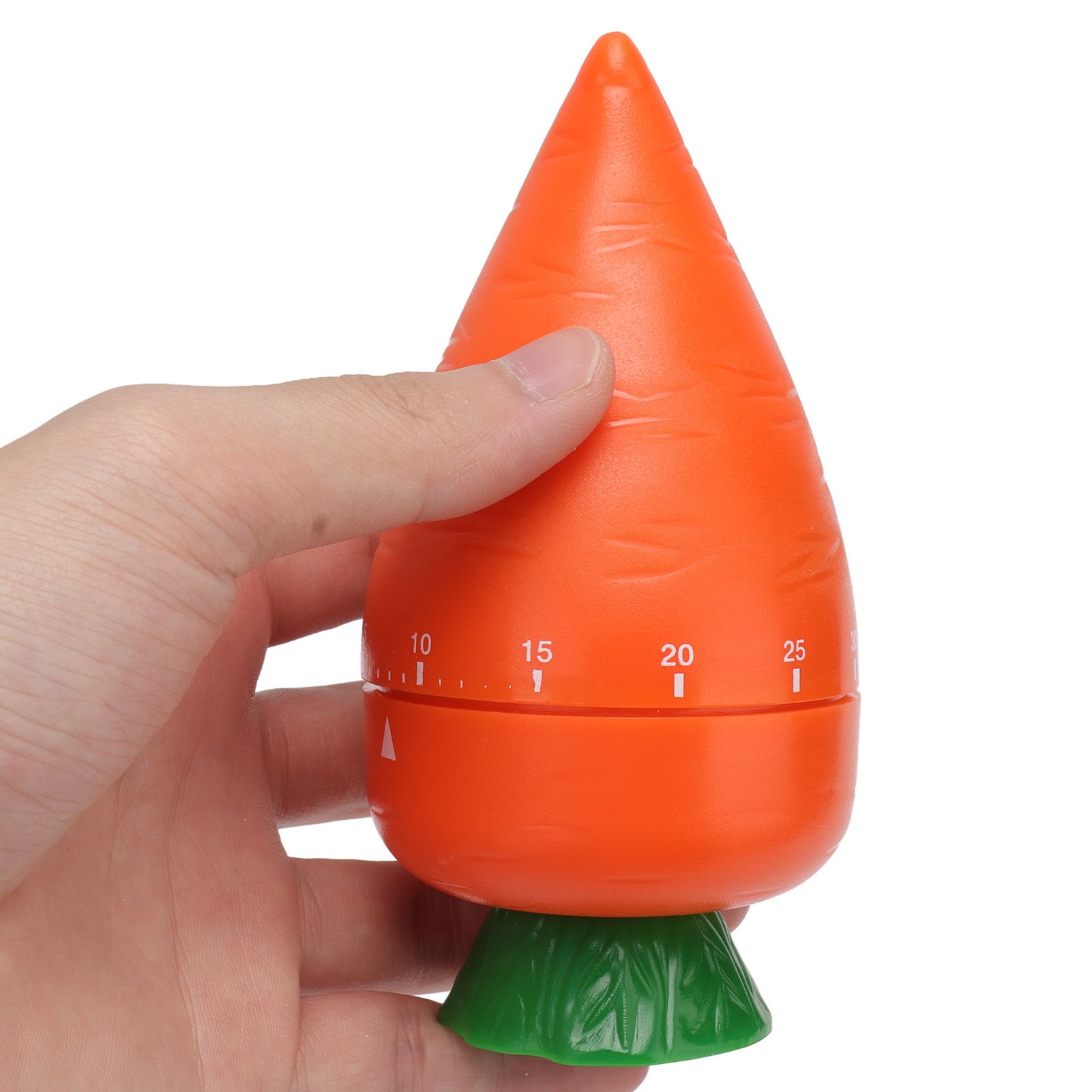 Cooking Timer Cute Carrot Shape Mechanical Timer for Kitchen Reading Studying view 9
