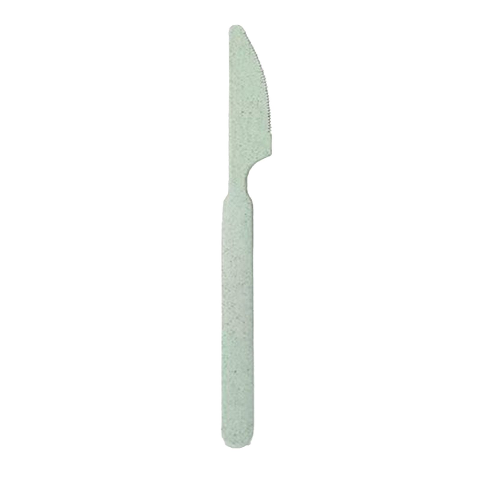 Wheat Straw Cutlery Set Modern Portable Fork Spoon Knife Tableware with Box view 9