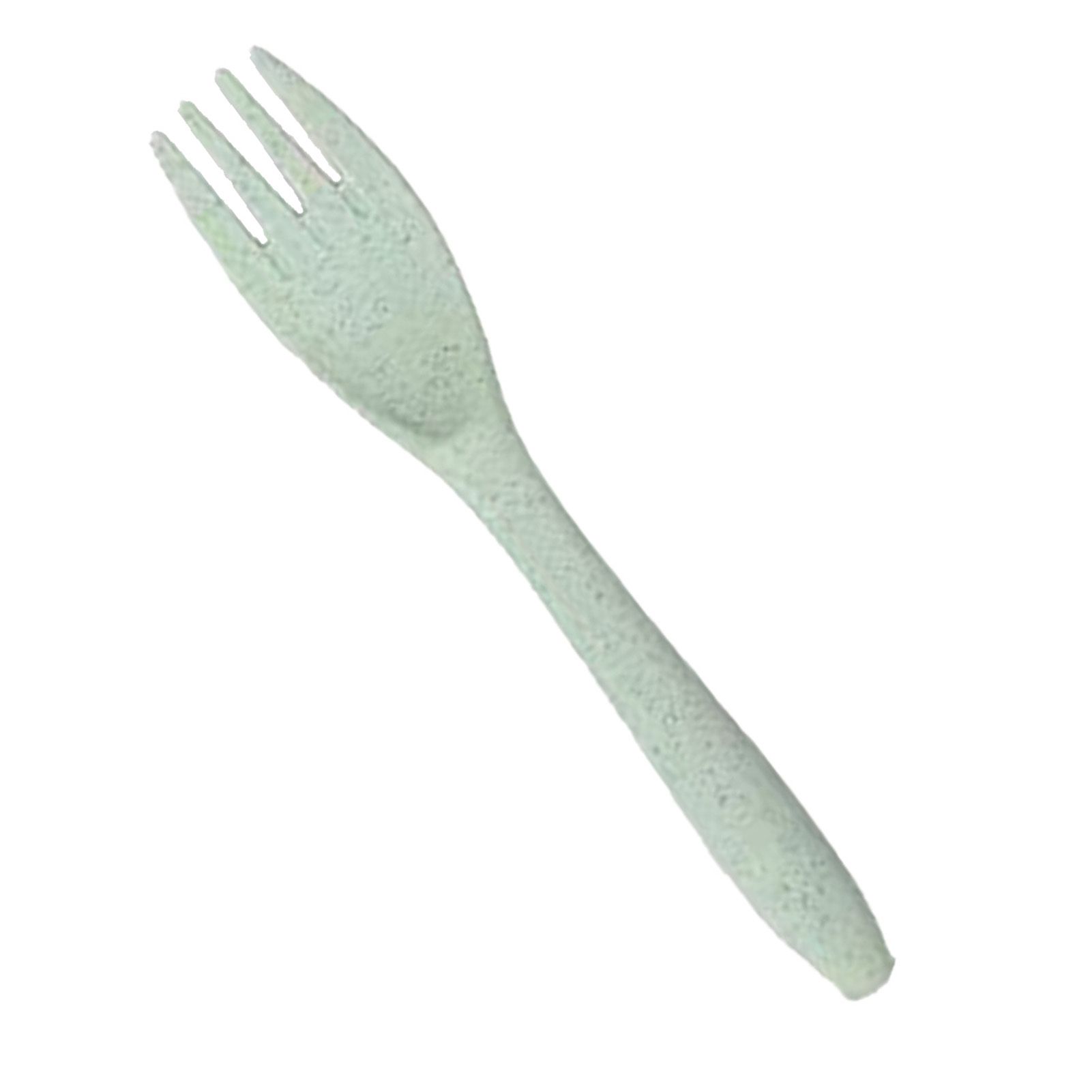 Wheat Straw Cutlery Set Modern Portable Fork Spoon Knife Tableware with Box view 10