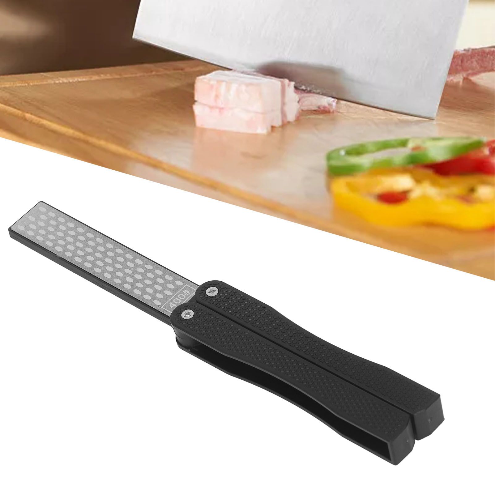 Knife Sharpener Foldable Fan Shaped Adamas Material Lightweight Portable Knife view 12