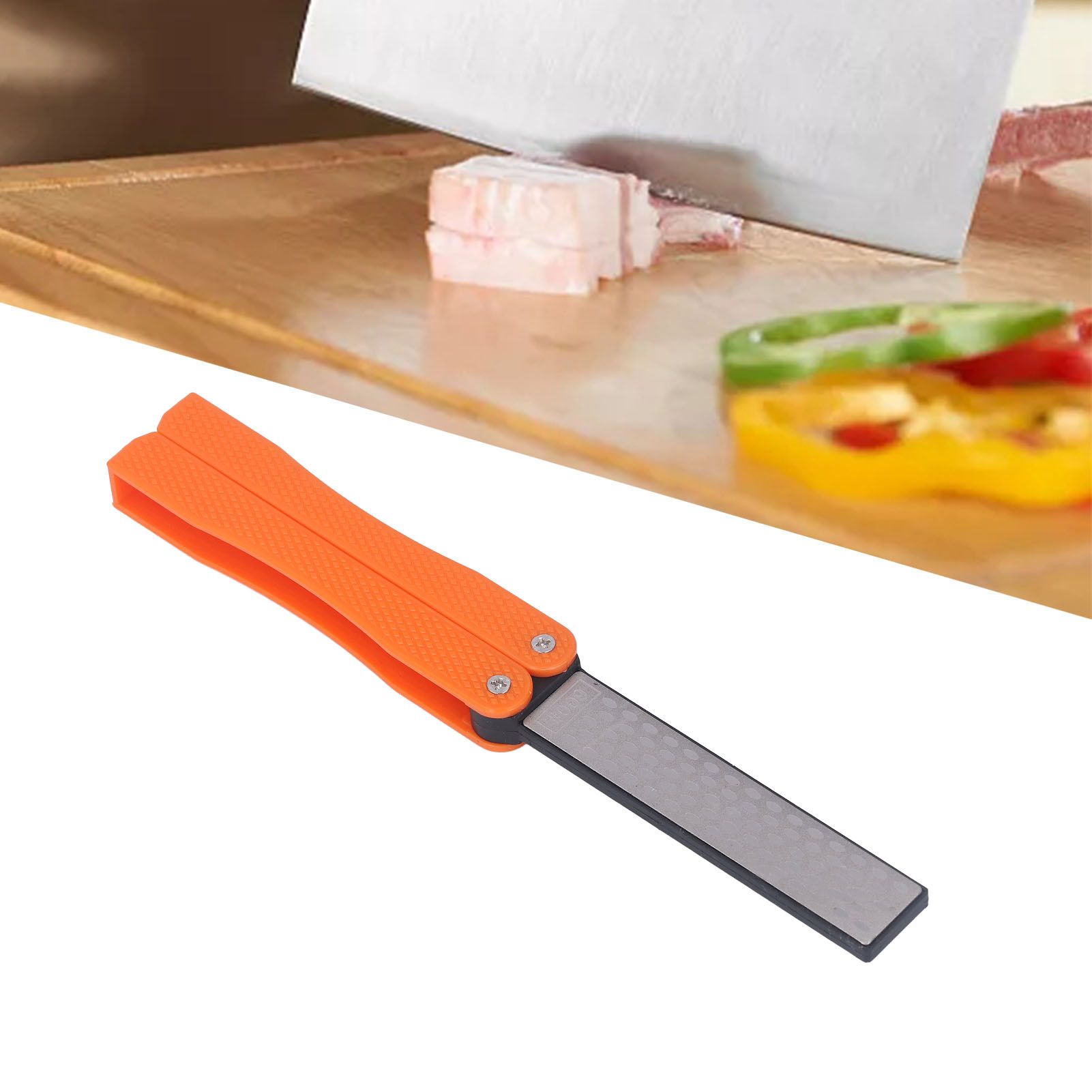 Knife Sharpener Foldable Fan Shaped Adamas Material Lightweight Portable Knife view 11
