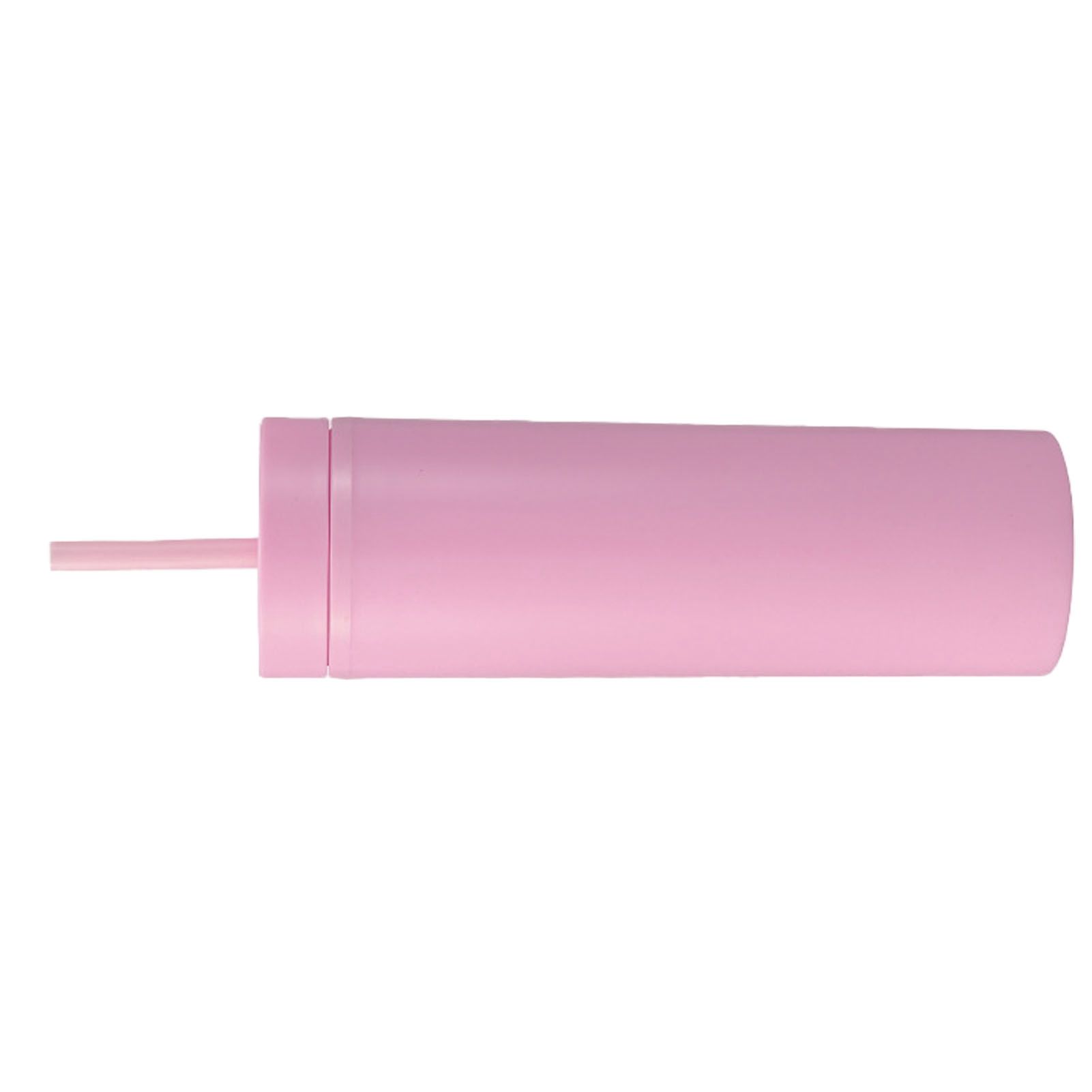 16oz Plastic Tumblers with Lids and Straws Frosting Matte Plastic Drinking view 3