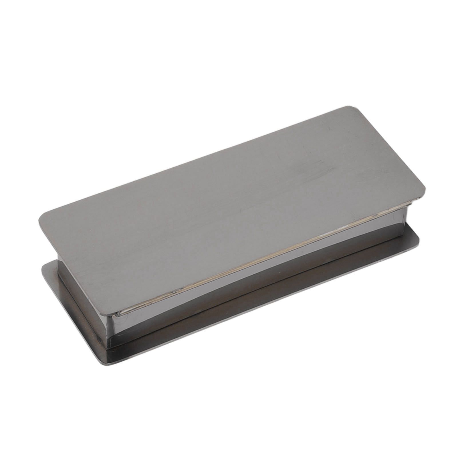 Toothpick Holder Stainless Steel Rectangular Toothpick Holder with Lid for view 6