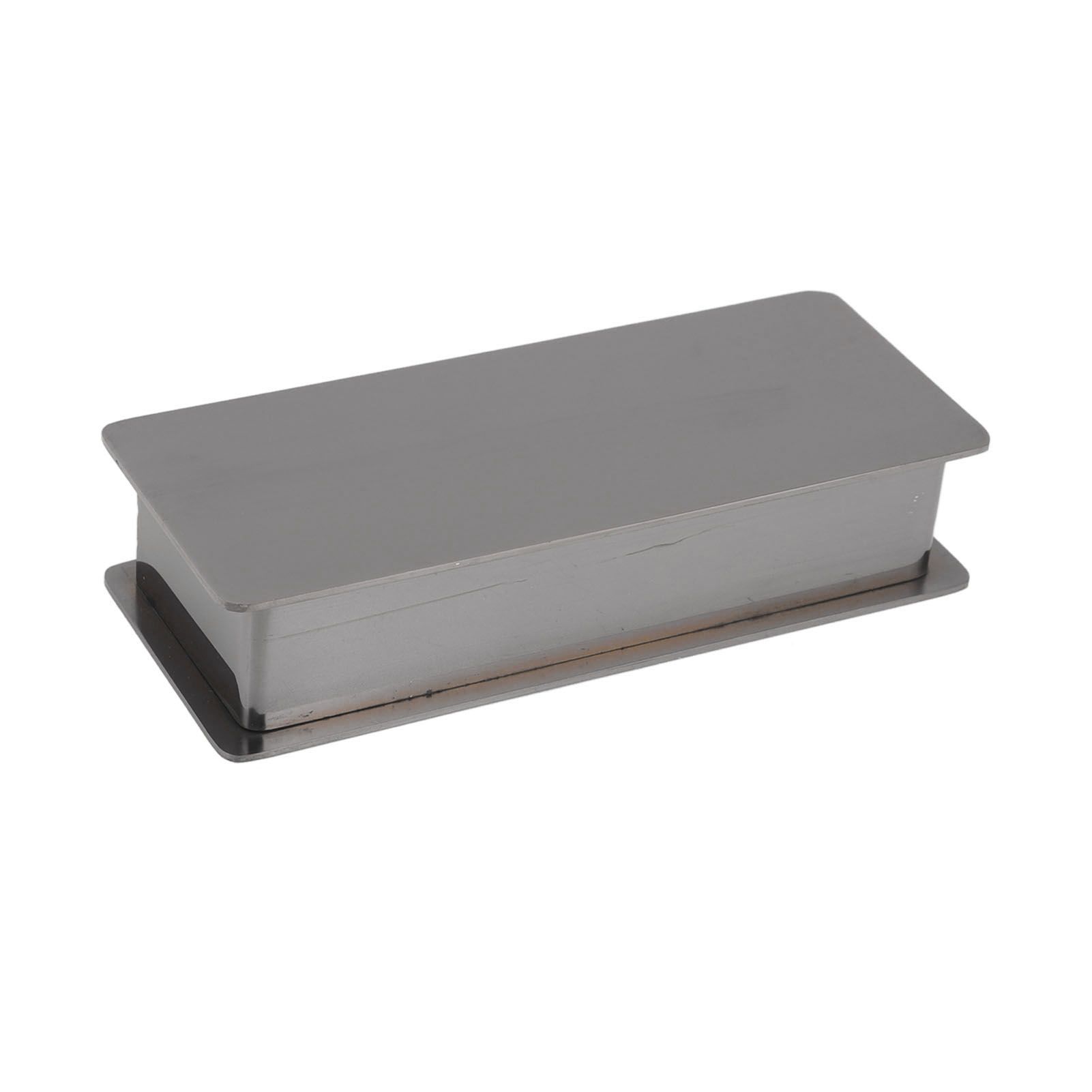 Toothpick Holder Stainless Steel Rectangular Toothpick Holder with Lid for view 10