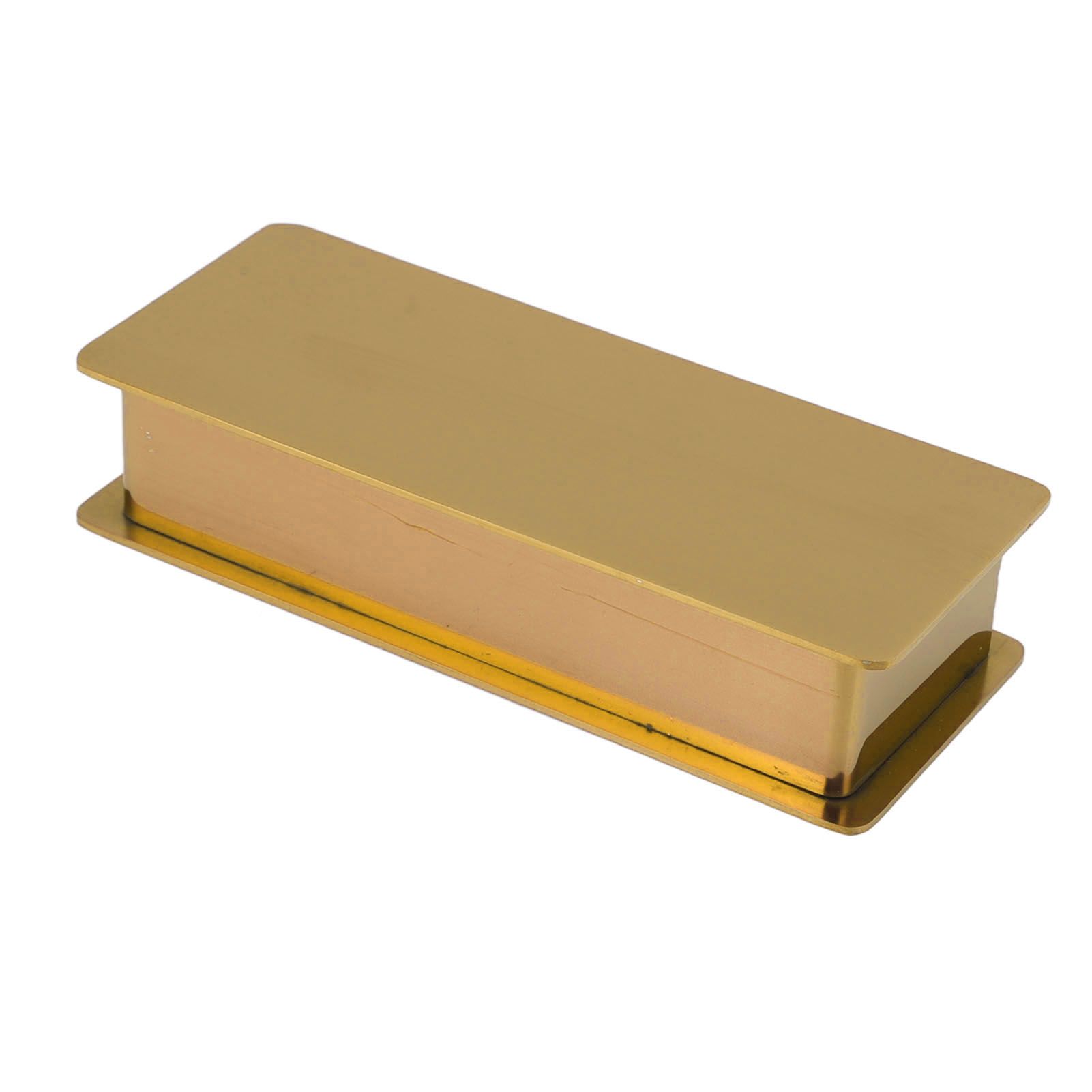 Toothpick Holder Stainless Steel Rectangular Toothpick Holder with Lid for view 7