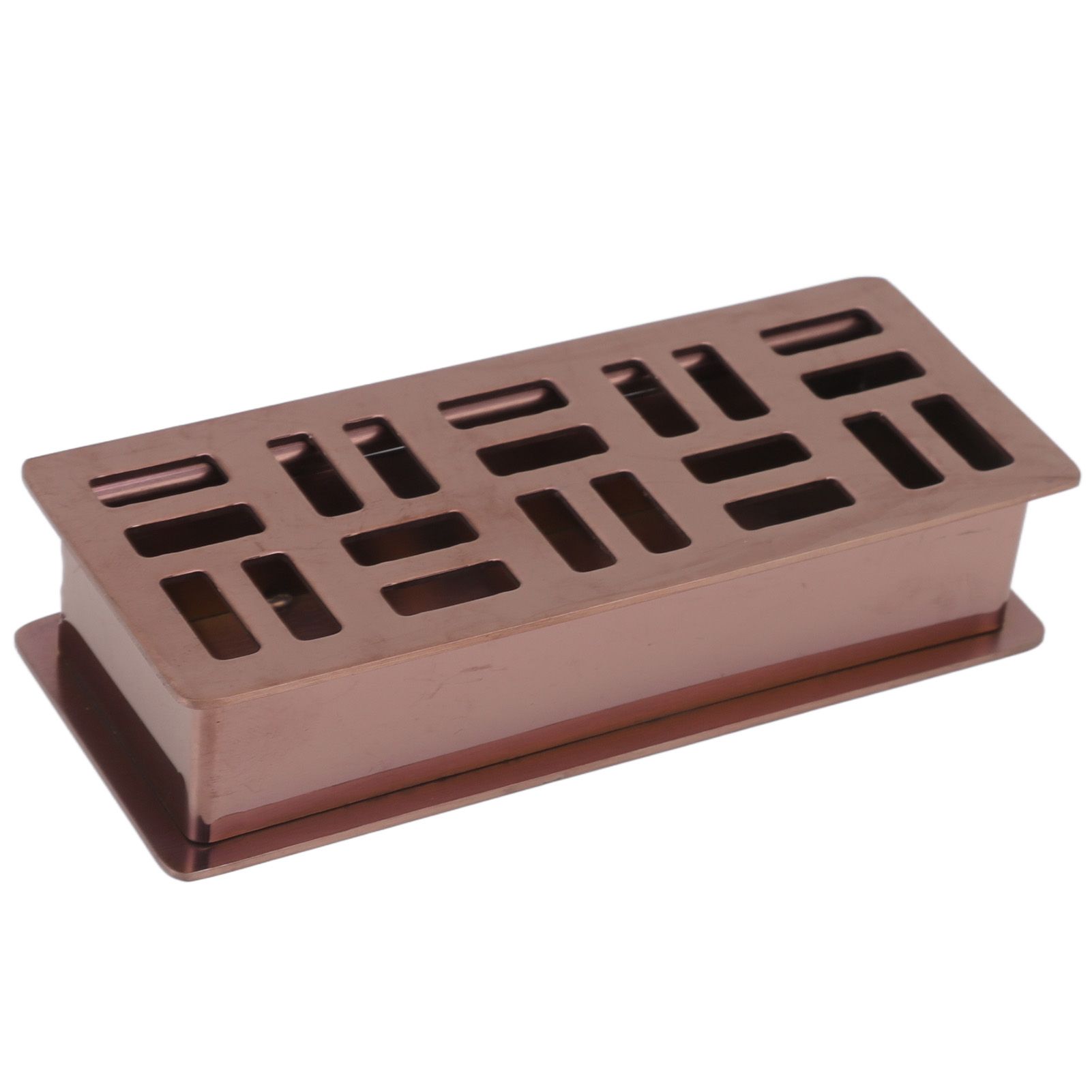 Stainless Steel Toothpick Holder Hollowed Out Rust Prevention Rectangle view 6