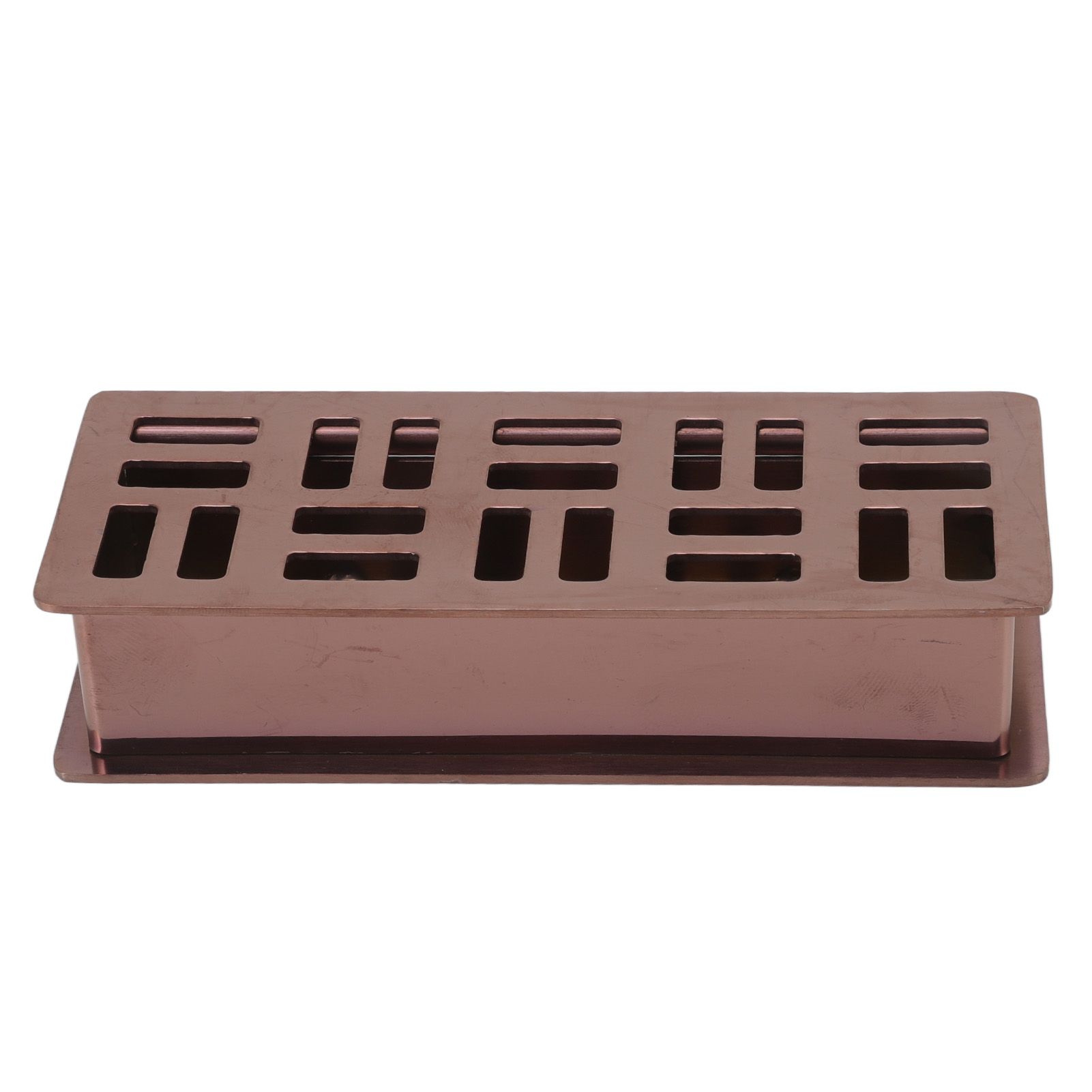 Stainless Steel Toothpick Holder Hollowed Out Rust Prevention Rectangle view 7