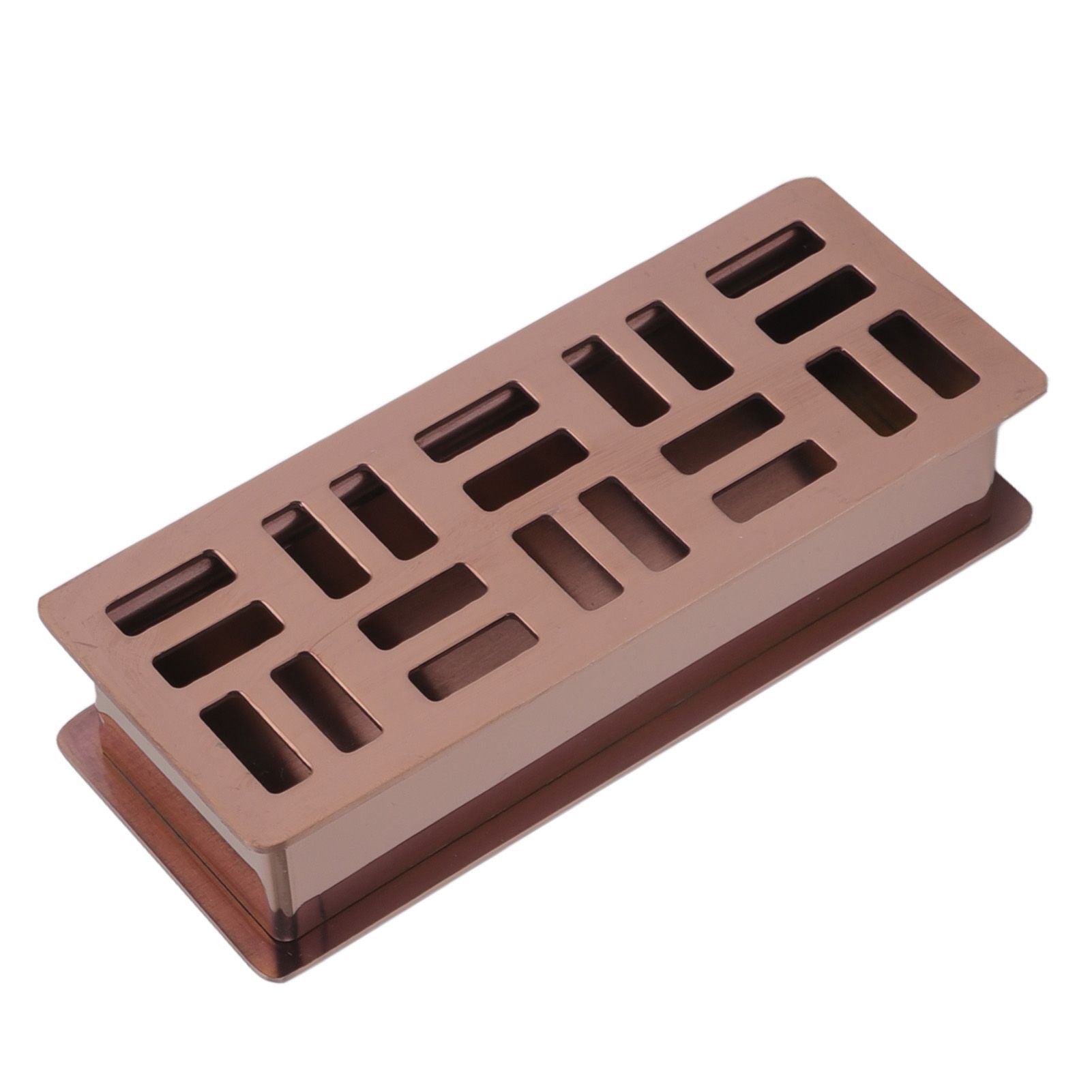 Stainless Steel Toothpick Holder Hollowed Out Rust Prevention Rectangle view 8