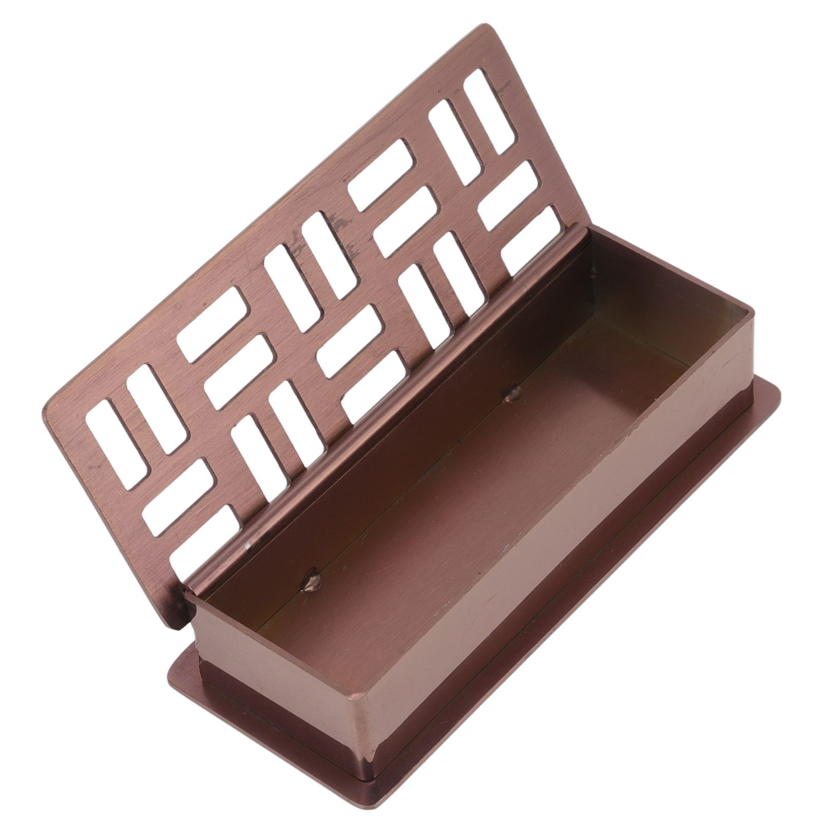 Stainless Steel Toothpick Holder Hollowed Out Rust Prevention Rectangle view 9