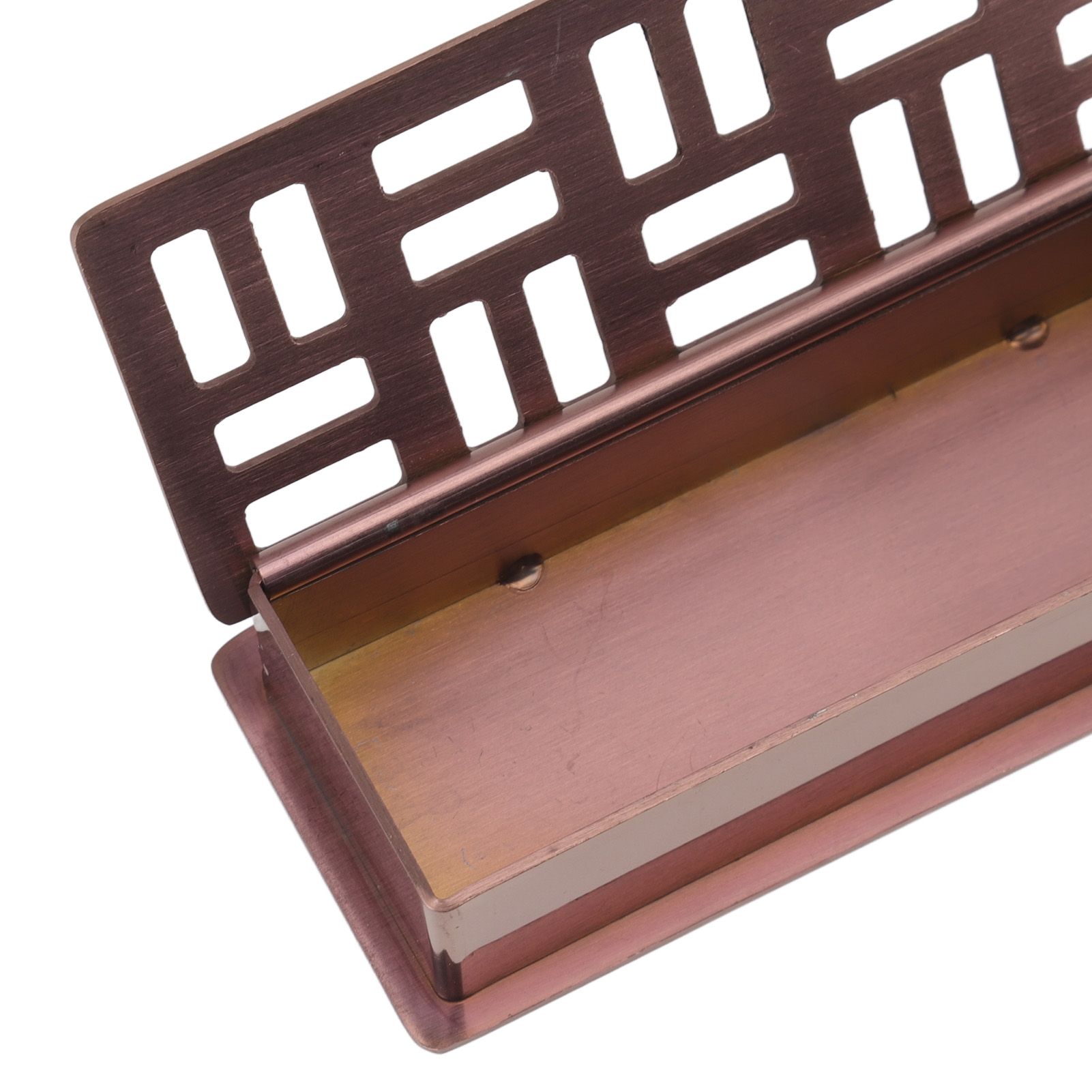 Stainless Steel Toothpick Holder Hollowed Out Rust Prevention Rectangle view 14