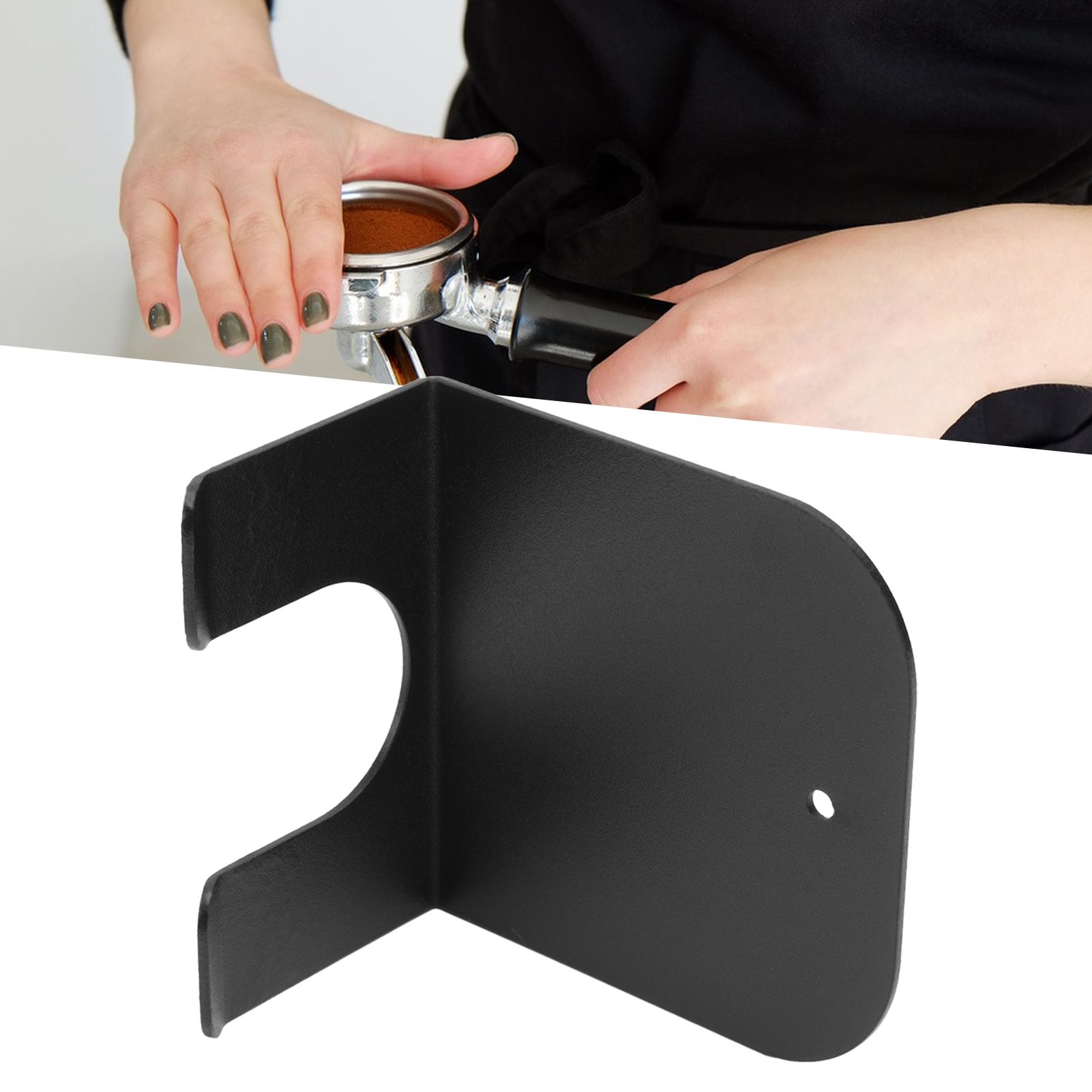 Bottomless Handle Ear Bracket Universal Metal Coffee Machine Handle Hanger for view 12