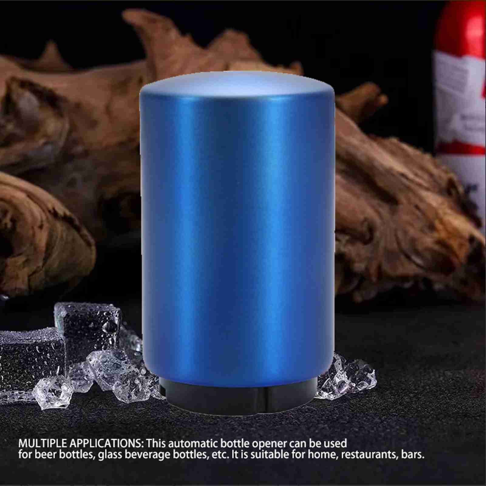 Automatic Bottle Opener Magnetic Stainless Steel Push Down Bottle Lid Opening view 10