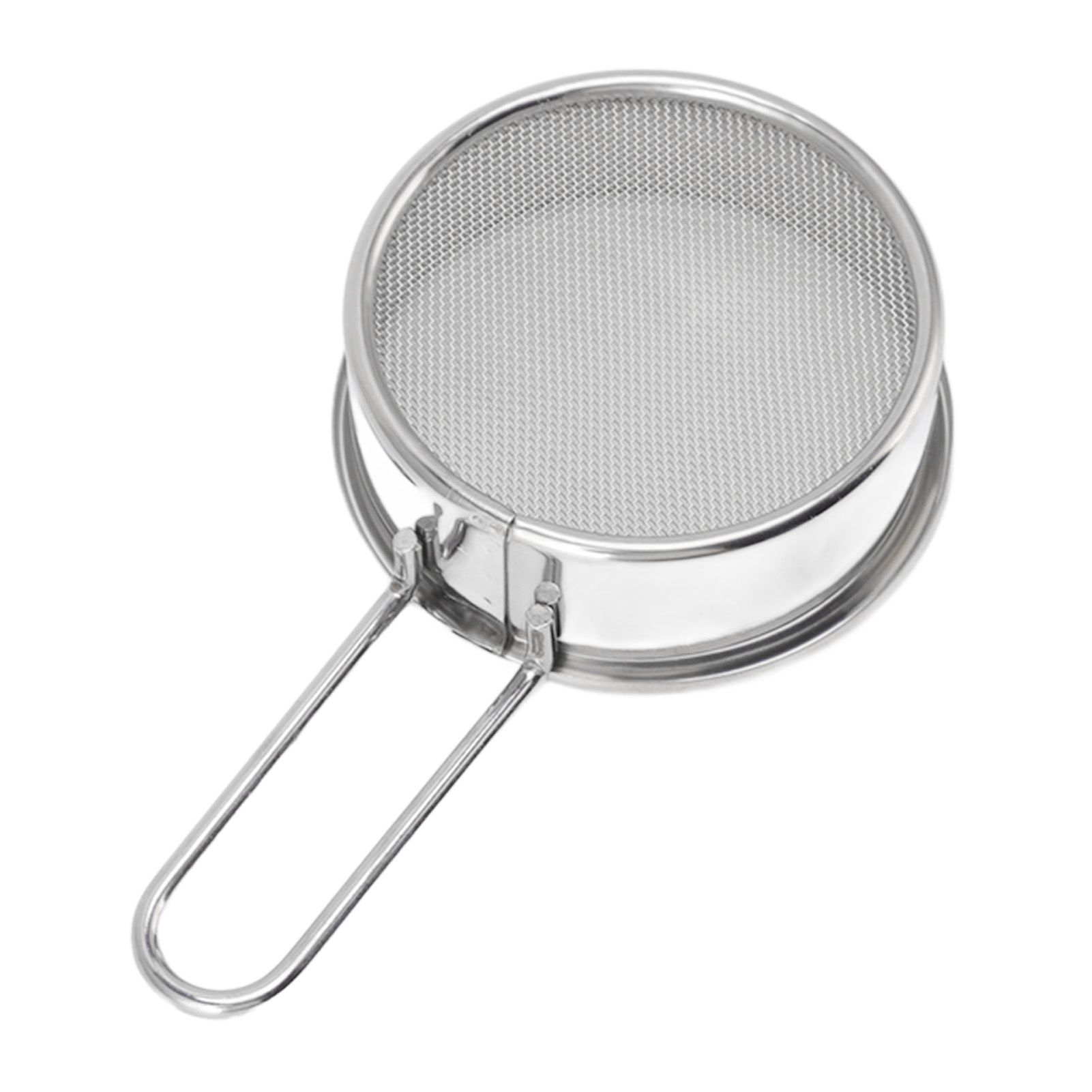 Flour Sieve Strainer 304 Stainless Steel Lightweight Easy Cleaning Ergonomic view 8