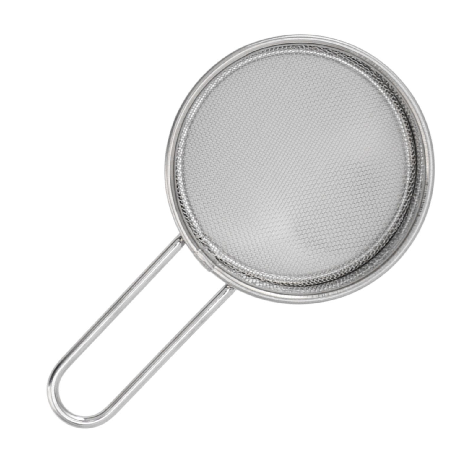 Flour Sieve Strainer 304 Stainless Steel Lightweight Easy Cleaning Ergonomic view 9
