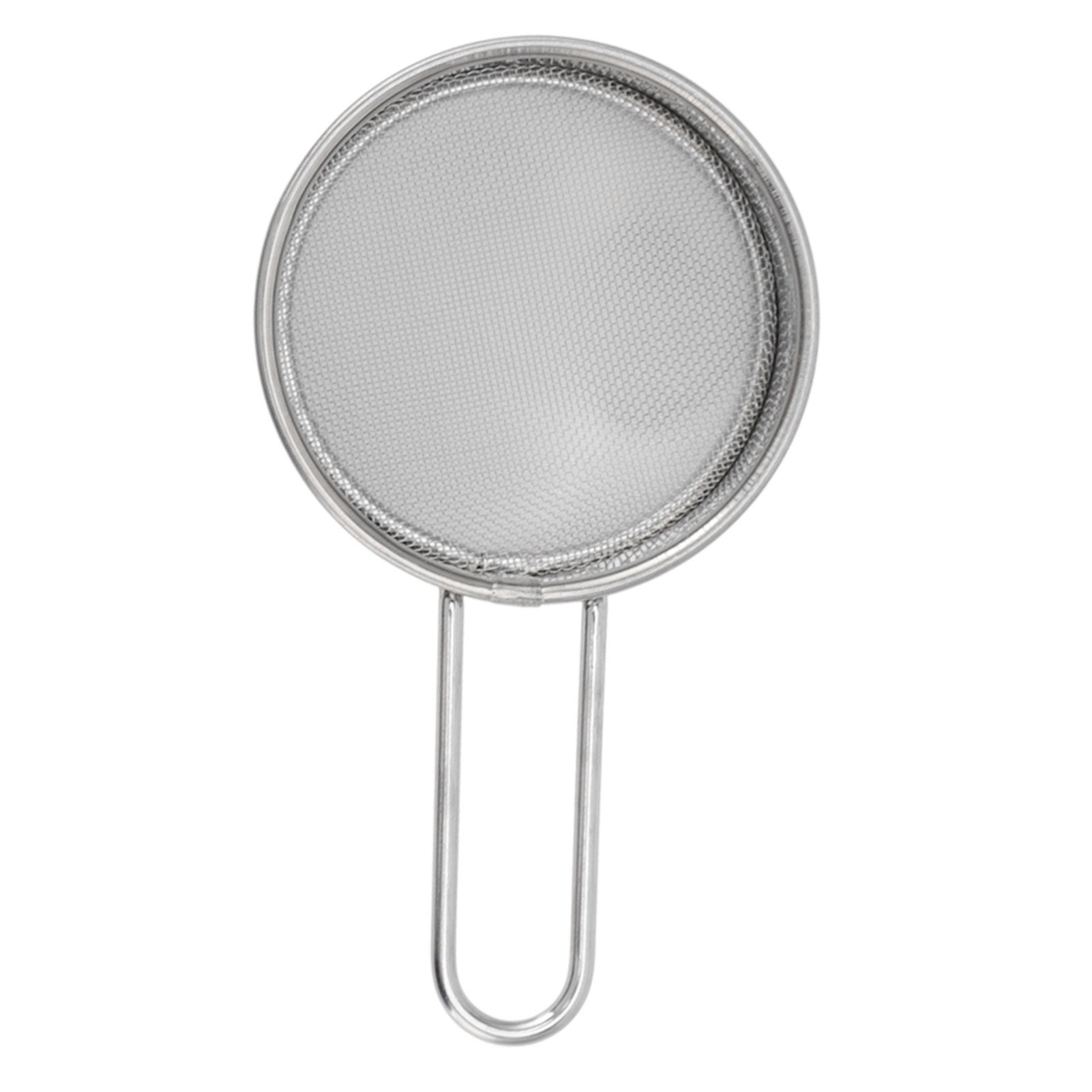 Flour Sieve Strainer 304 Stainless Steel Lightweight Easy Cleaning Ergonomic view 10