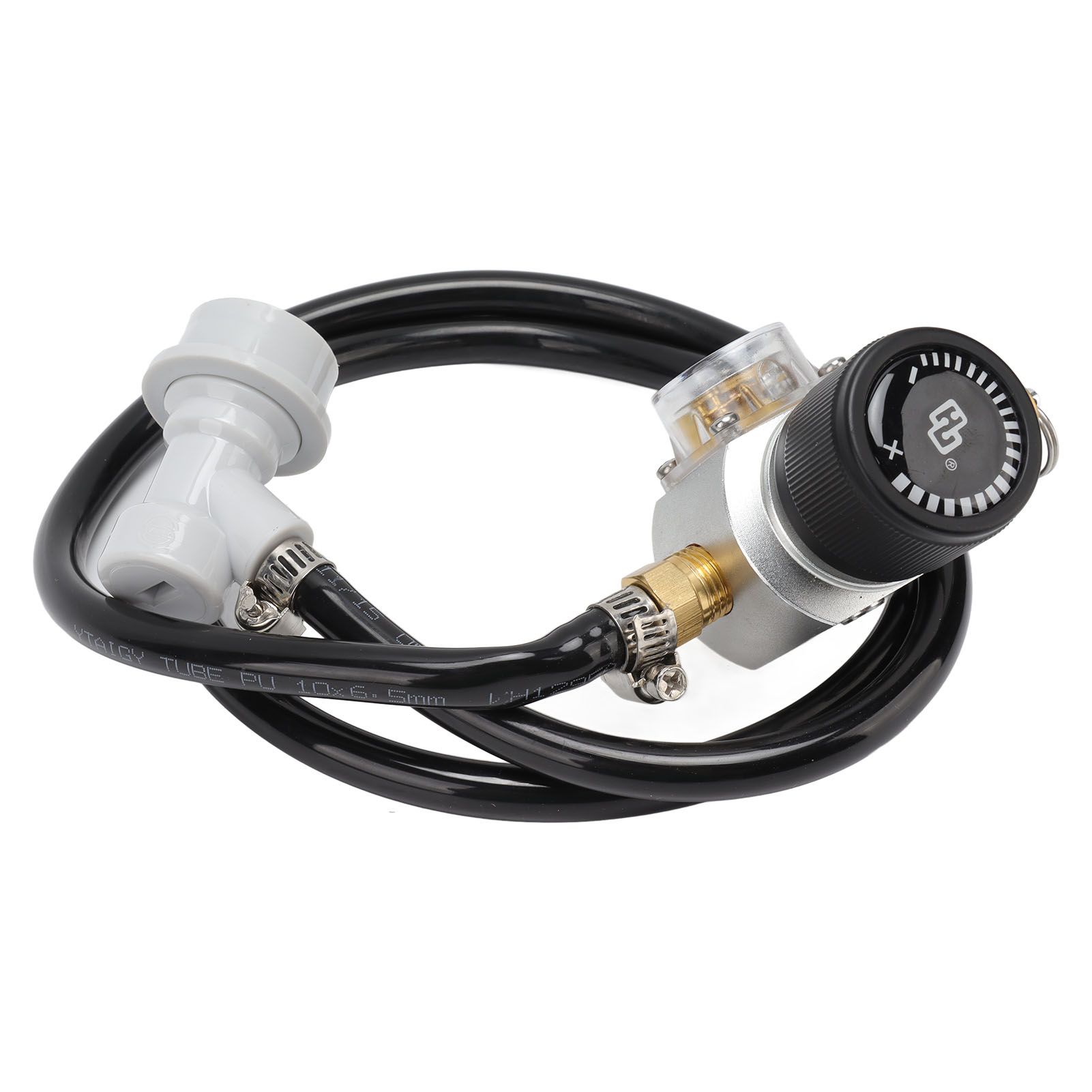 Soda Water Automatic Beer Maker 2nd Stage Pressure Gauge Black Hose view 7
