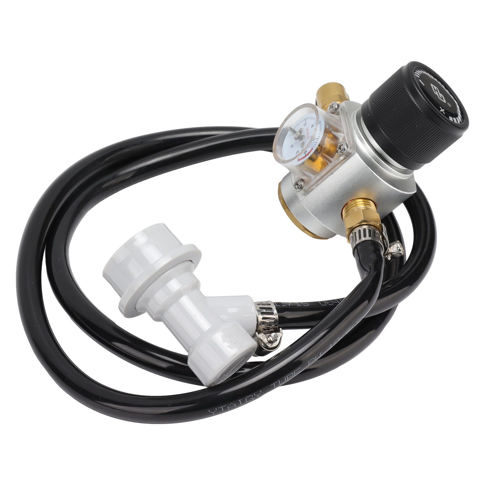 Soda Water Automatic Beer Maker 2nd Stage Pressure Gauge Black Hose view 8
