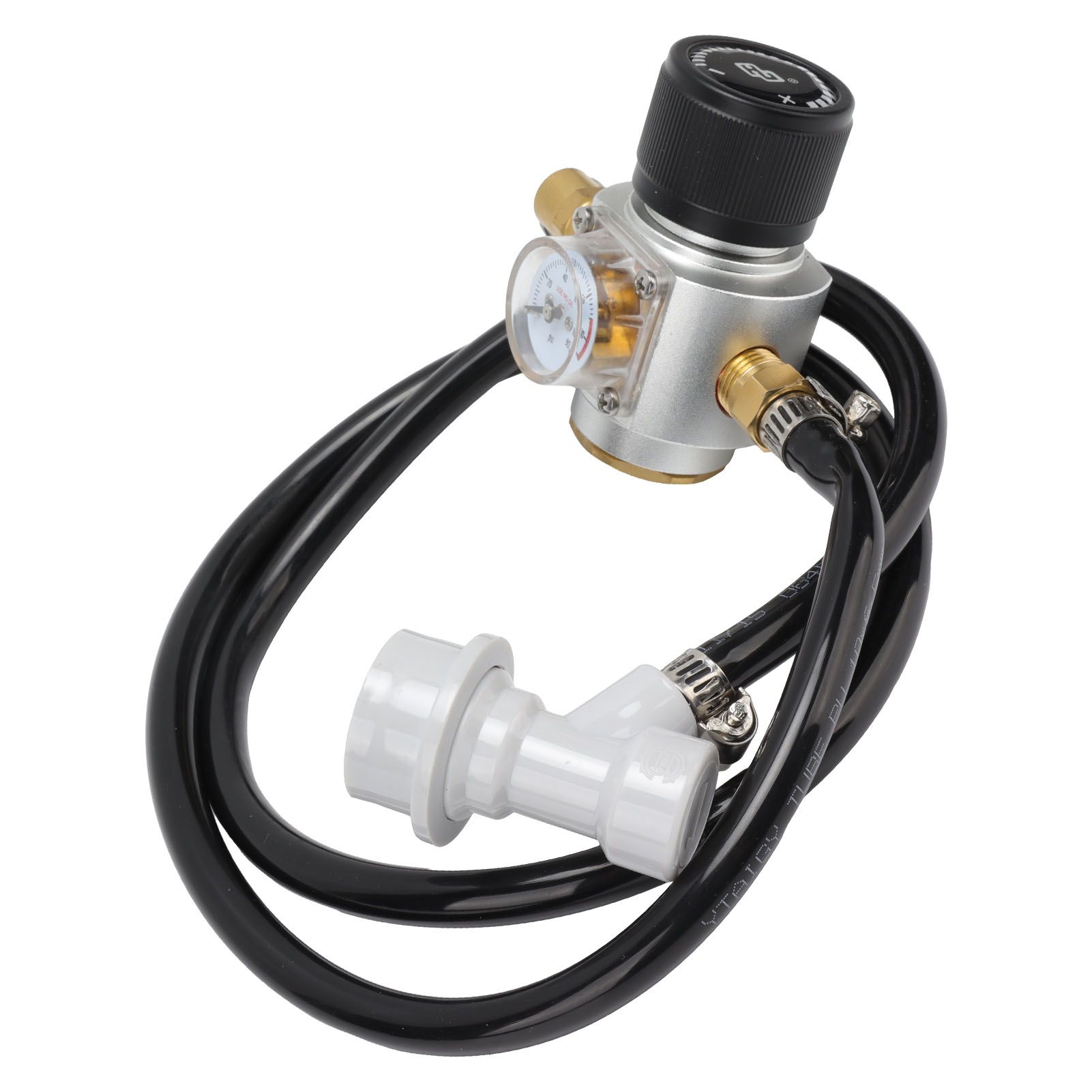 Soda Water Automatic Beer Maker 2nd Stage Pressure Gauge Black Hose view 10