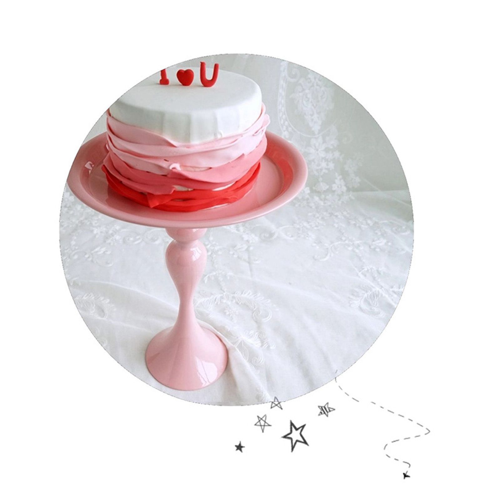 Cake Stand Minimalist Stable Decorative Multi Functional Cake Tray Holder for view 12