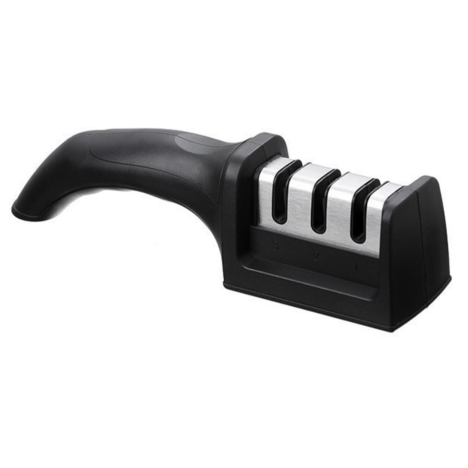 Knife Sharpener 3 Slot Kitchen Knives Sharpen Blade Sharpening Tool for Home view 2