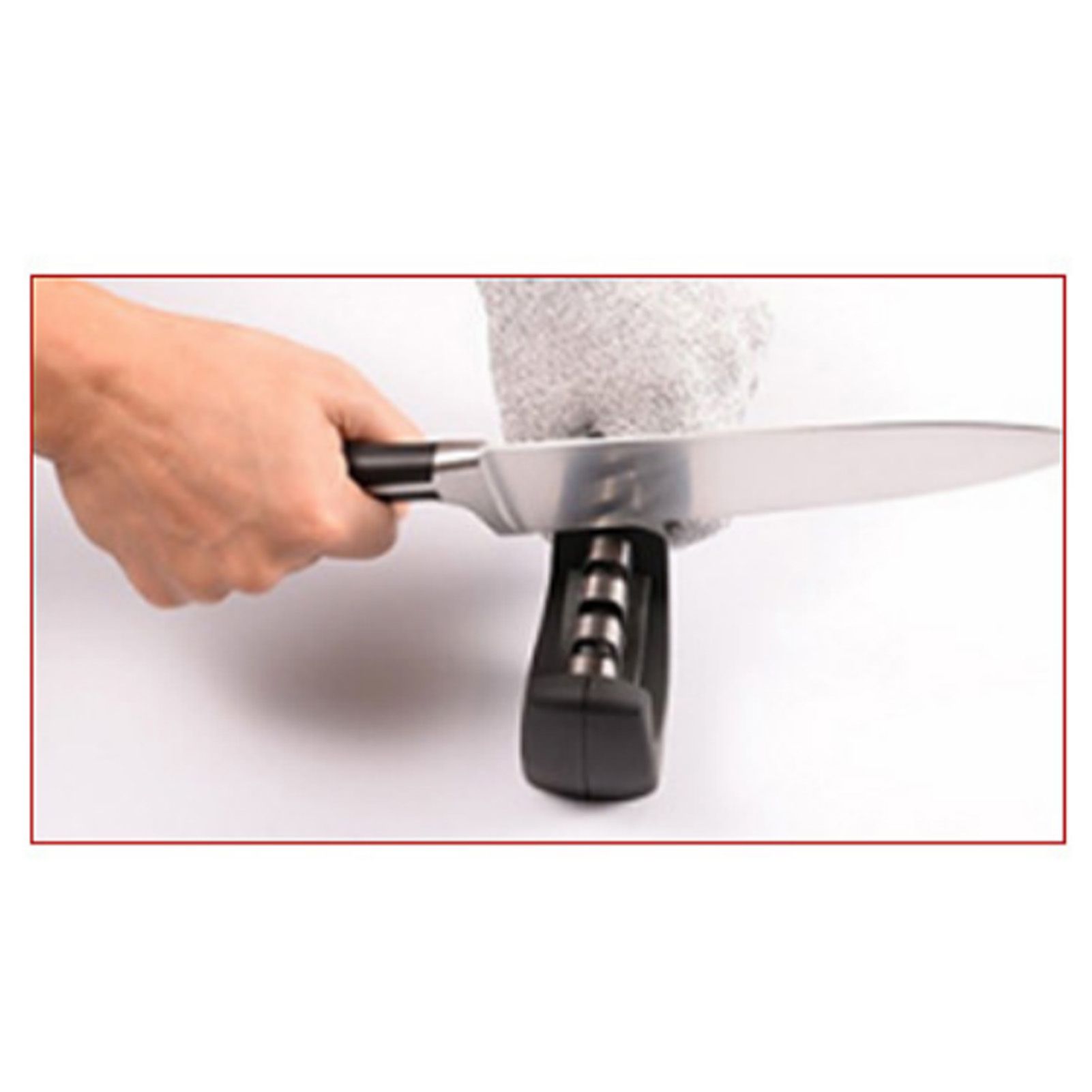Knife Sharpener 3 Slot Kitchen Knives Sharpen Blade Sharpening Tool for Home view 10