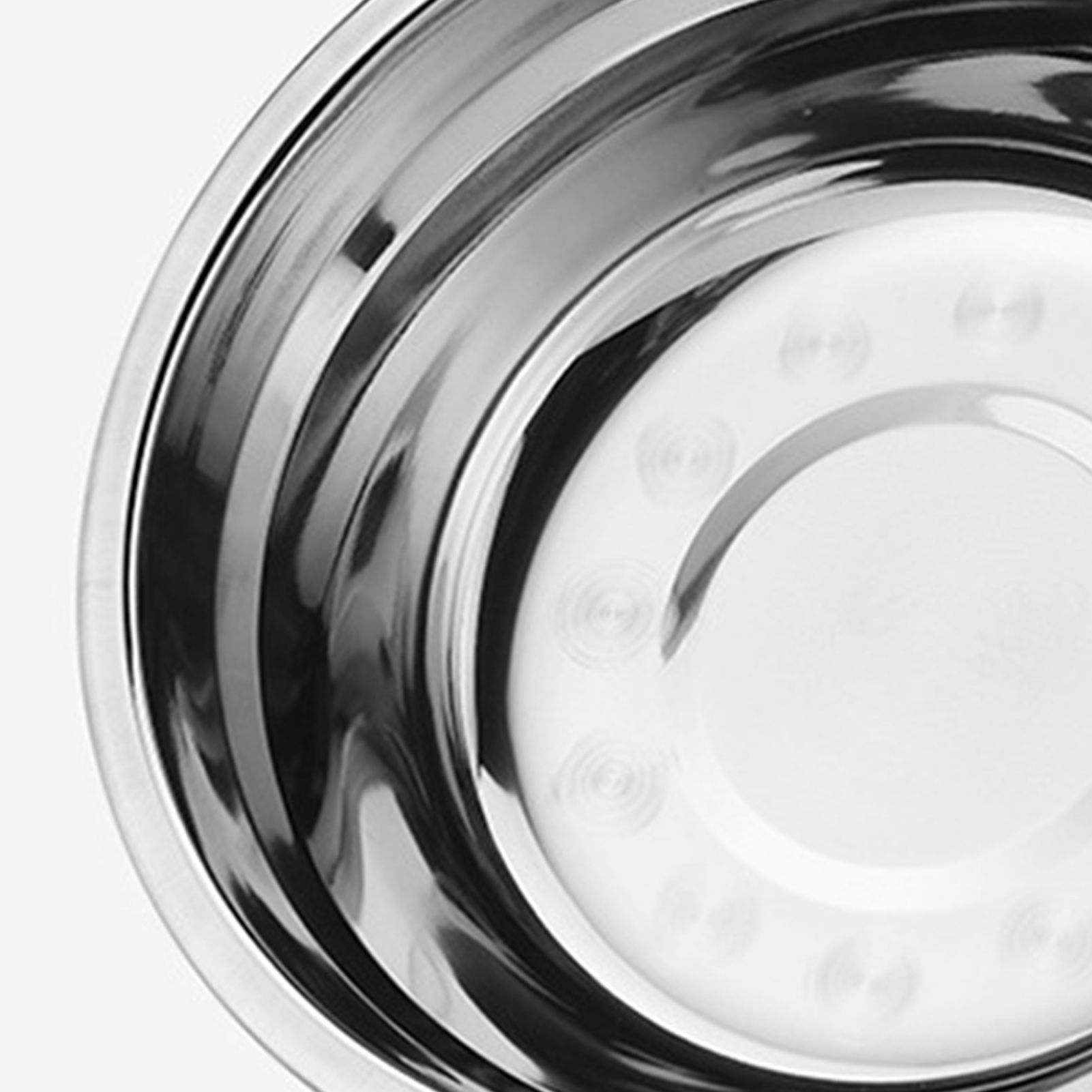 26cm Stainless Steel Basin Mixing Bowl Thicken Heavy Duty Deeper Edge Mirror view 9
