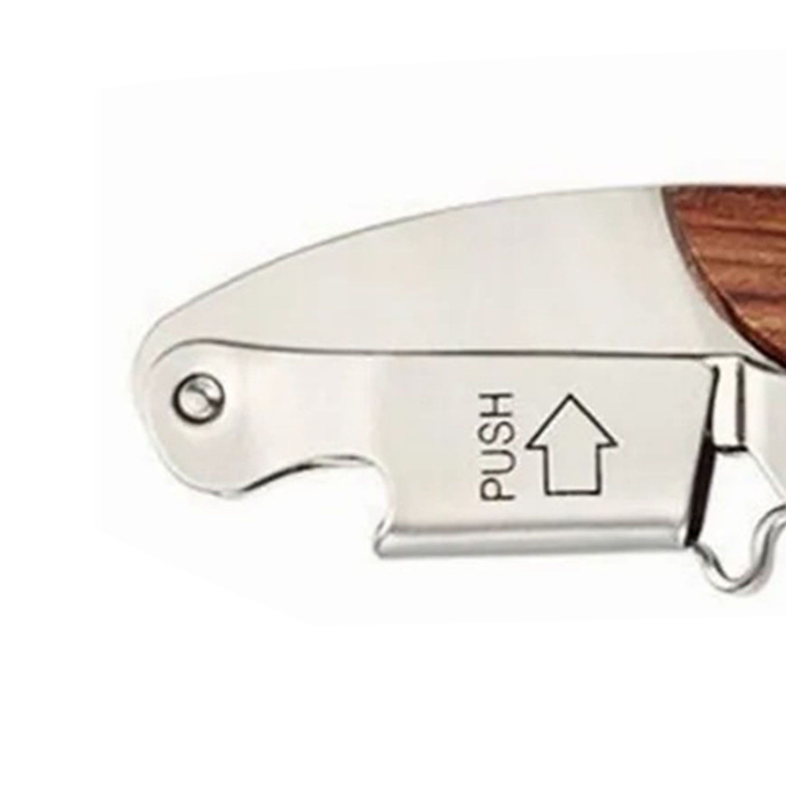 Wine Bottle Opener Corkscrew Stainless Steel Wood Easy Grip Portable Tool for Home view 8