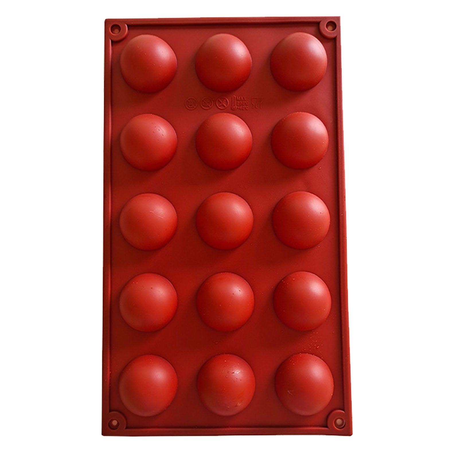 Semi Sphere Mold 15 Holes Silicone Semicircle Baking Mold for Cake Chocolate view 3