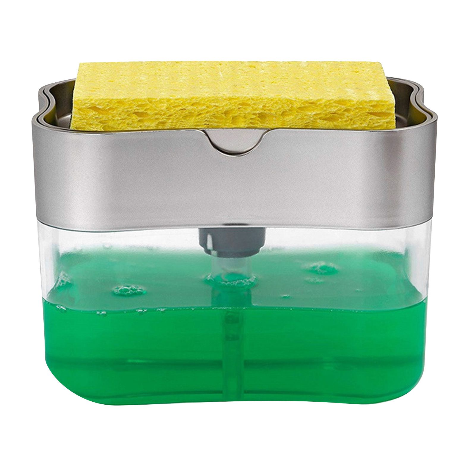 Detergent Liquid Press Dispenser Box Dishwashing Soap Automatic Outlet Kitchen view 4