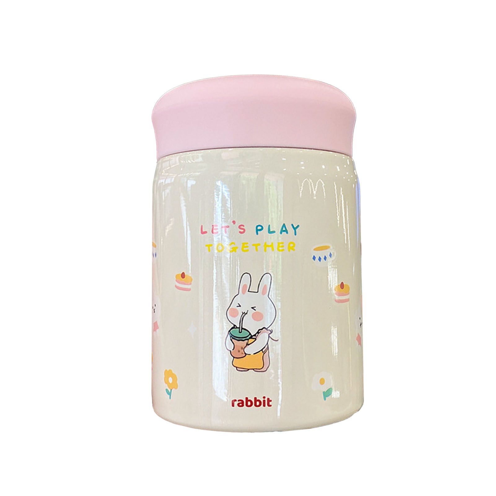 320ml Stainless Steel Insulated Vacuum Food Jar Cup Container with Lid for