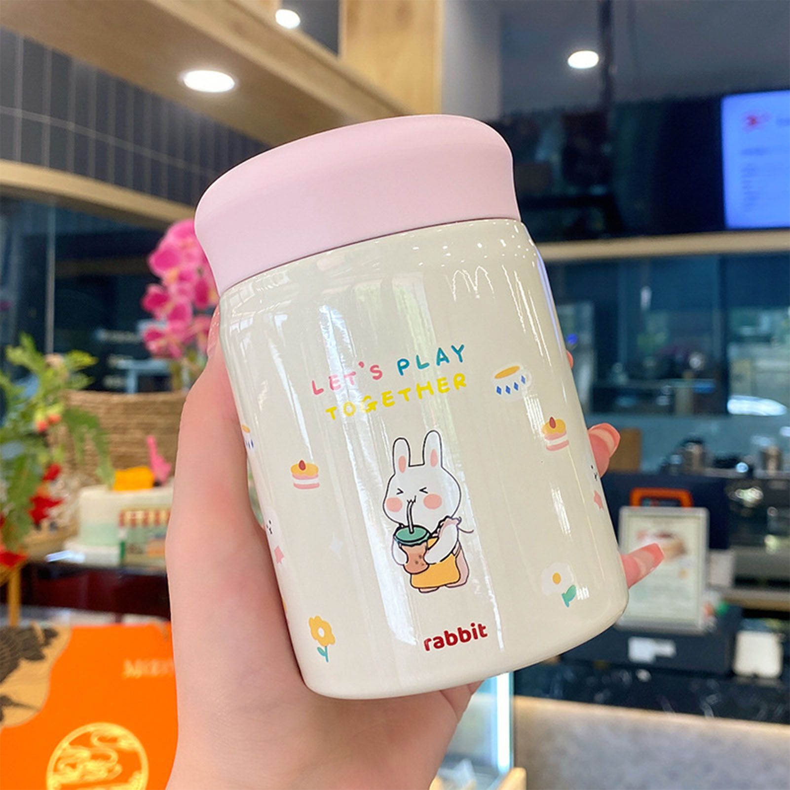 320ml Stainless Steel Insulated Vacuum Food Jar Cup Container with Lid for view 9