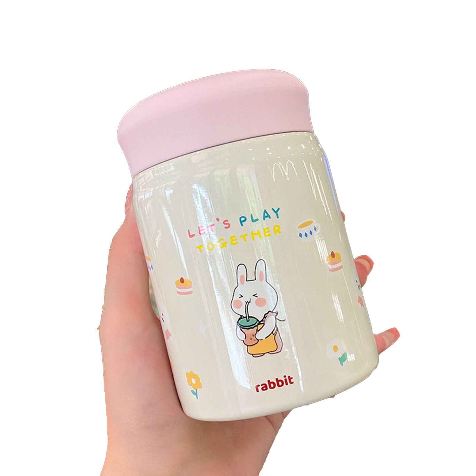 320ml Stainless Steel Insulated Vacuum Food Jar Cup Container with Lid for view 12