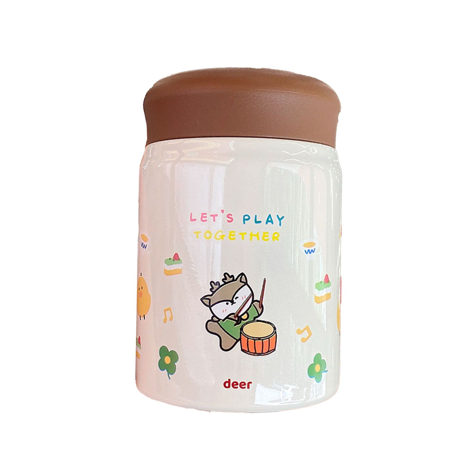 320ml Stainless Steel Insulated Vacuum Food Jar Cup Container with Lid for