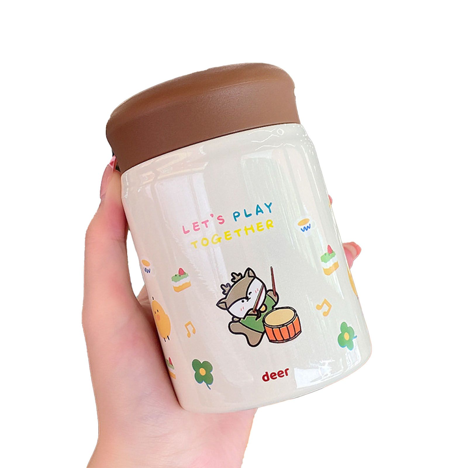 320ml Stainless Steel Insulated Vacuum Food Jar Cup Container with Lid for view 8