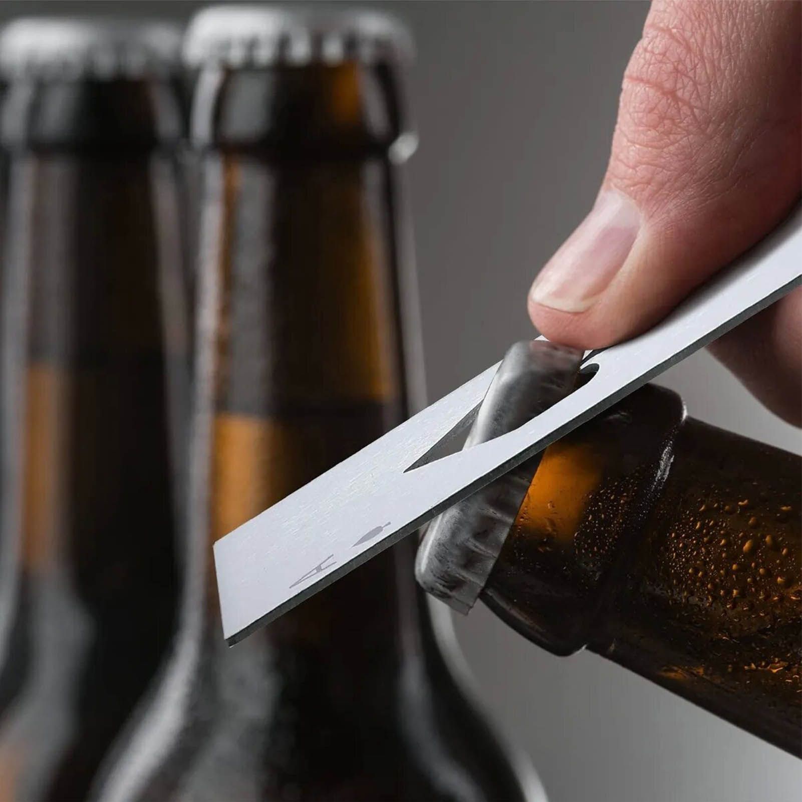 20 Pcs Poker Card Bottle Opener Beer Openers Stainless Steel Black Silver Cup view 15