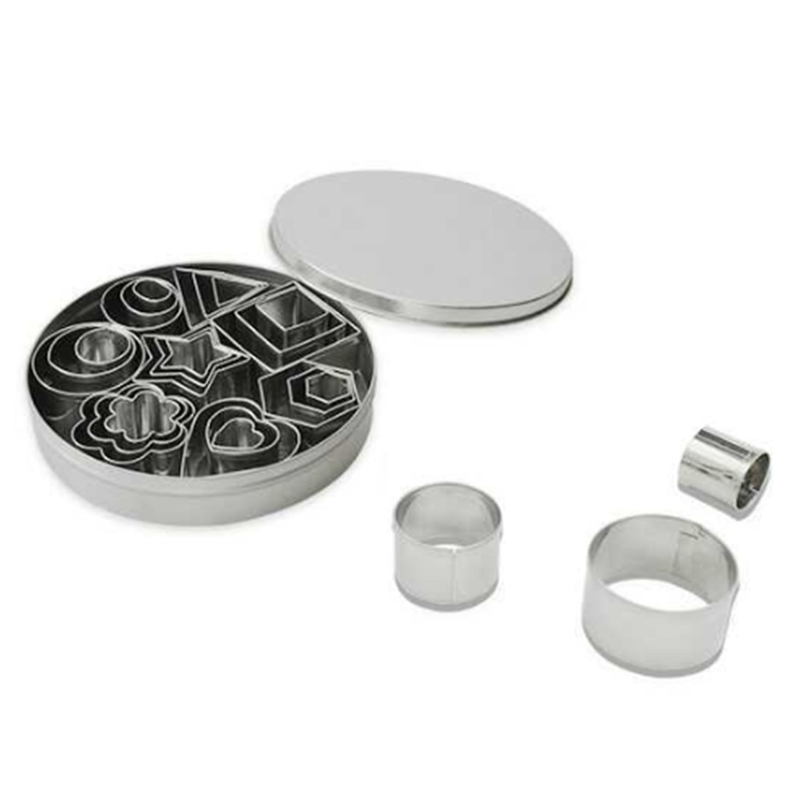 24 Pcs Cookie Cutters Set Biscuit Mould 430 Stainless Steel Vegetable Fruit view 10