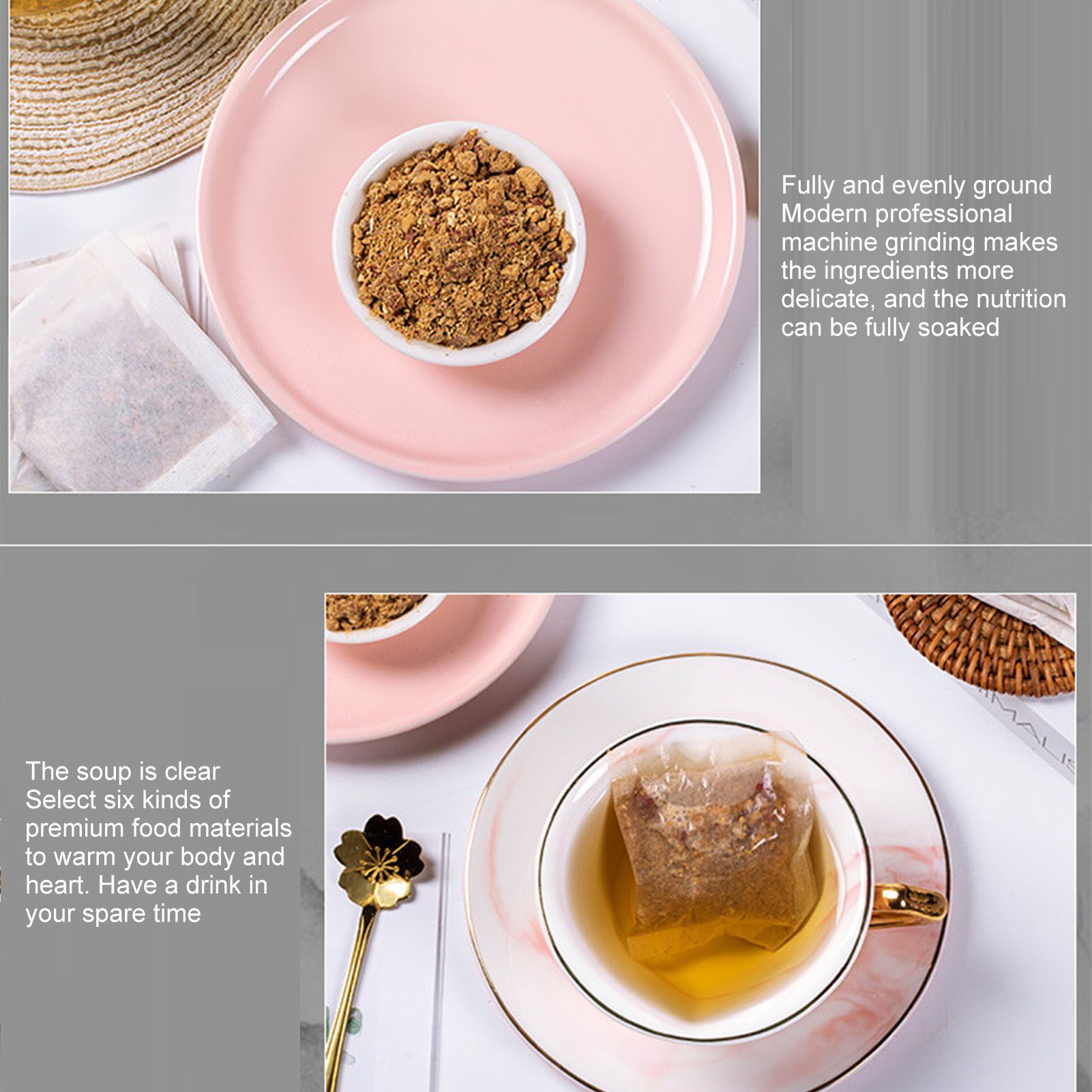 30 Count Longan Jujuba Ginger Tea Healthy Herbal Wolfberry Rose Tea Bags for view 3