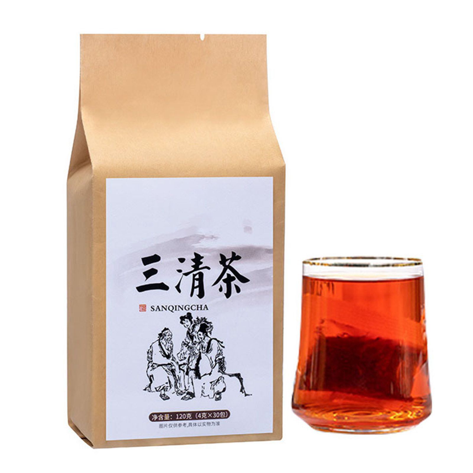 30 Bags Sanqing Tea Independent Packaging 120g 18 Mouth Shelf Life Health Tea view 2