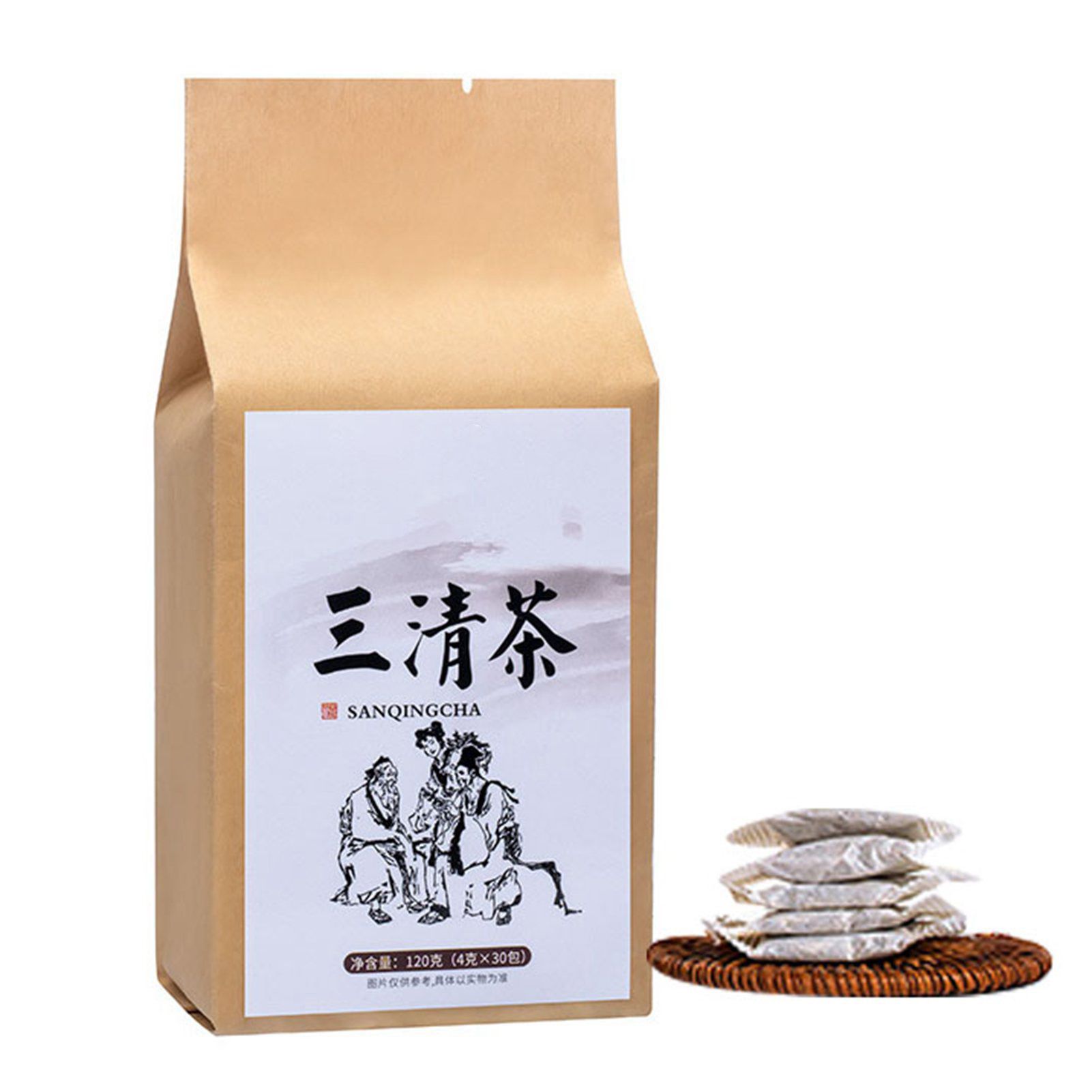 30 Bags Sanqing Tea Independent Packaging 120g 18 Mouth Shelf Life Health Tea view 3