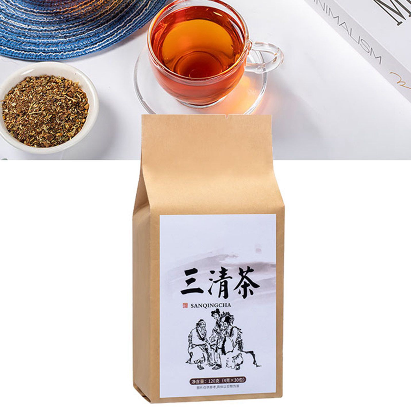30 Bags Sanqing Tea Independent Packaging 120g 18 Mouth Shelf Life Health Tea view 6