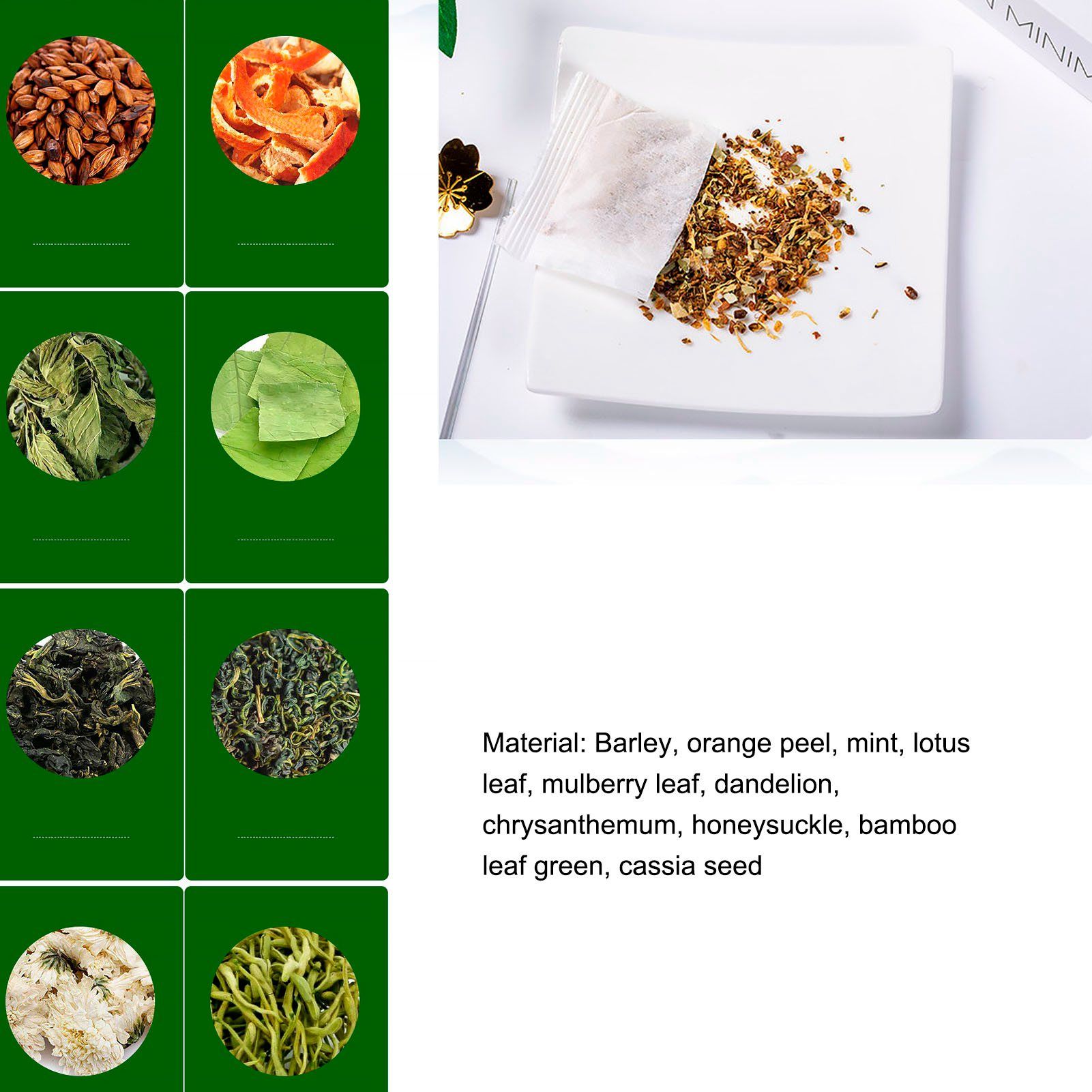 30 Bags Sanqing Tea Independent Packaging 120g 18 Mouth Shelf Life Health Tea view 9
