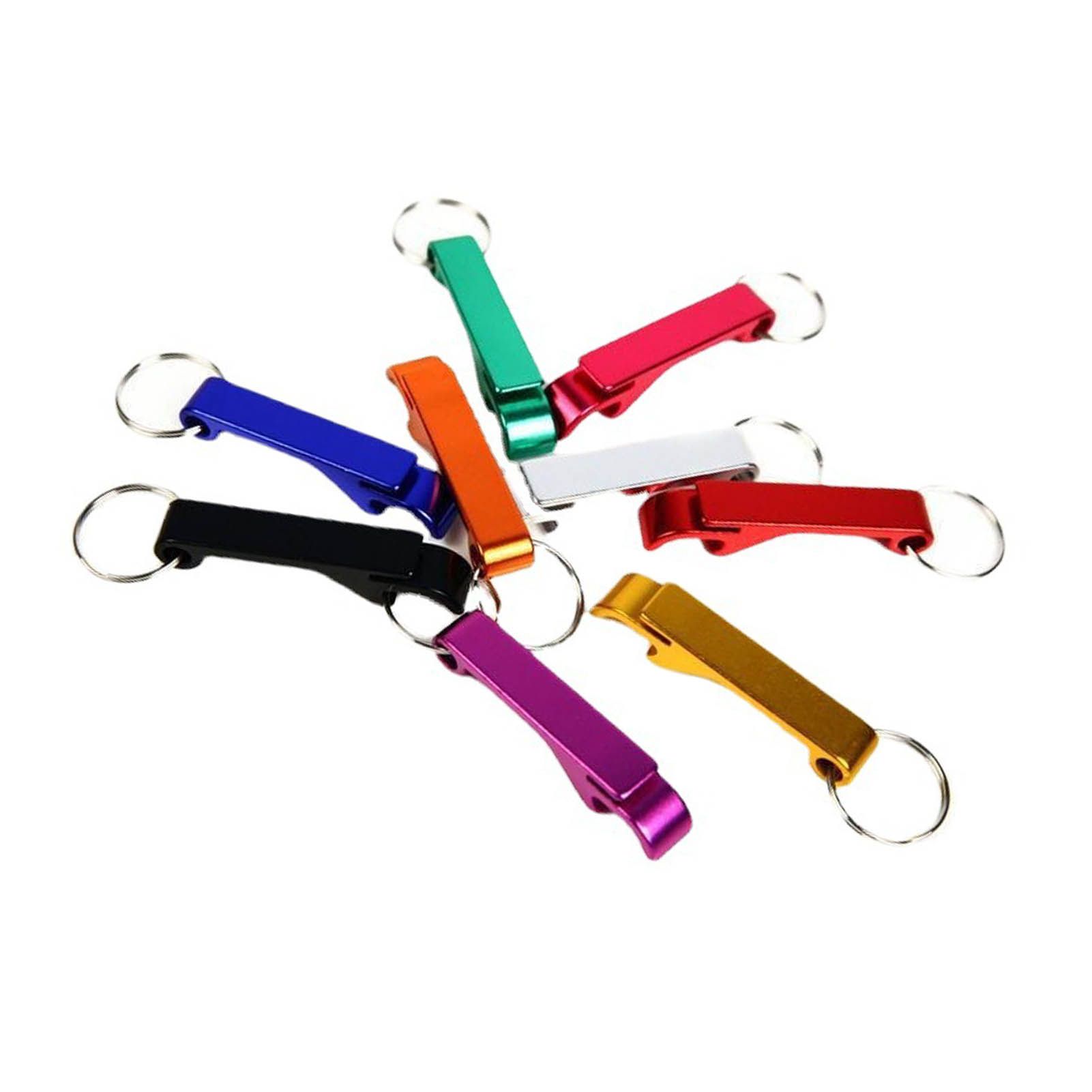 50pcs Keychain Bottle Opener Aluminum Alloy Mini Pocket Beer Beverage Opener view 4