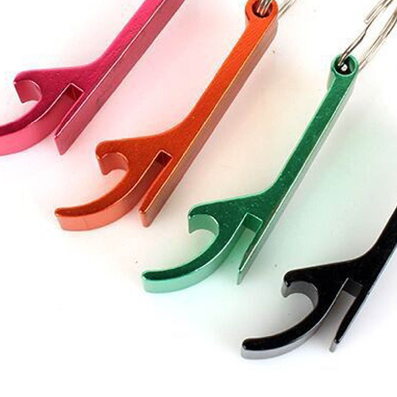 50pcs Keychain Bottle Opener Aluminum Alloy Mini Pocket Beer Beverage Opener view 7