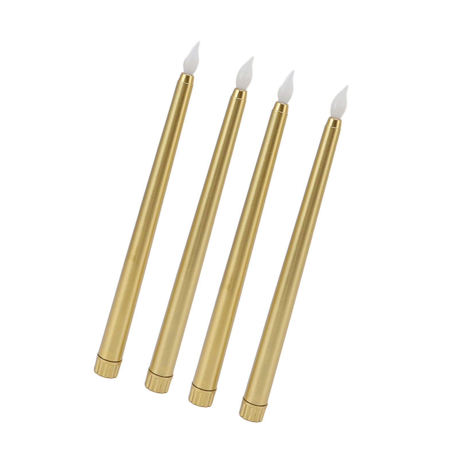 4 Pcs LED Candles Smoke Free Flameless Safe Environmentally Friendly Warm view 8