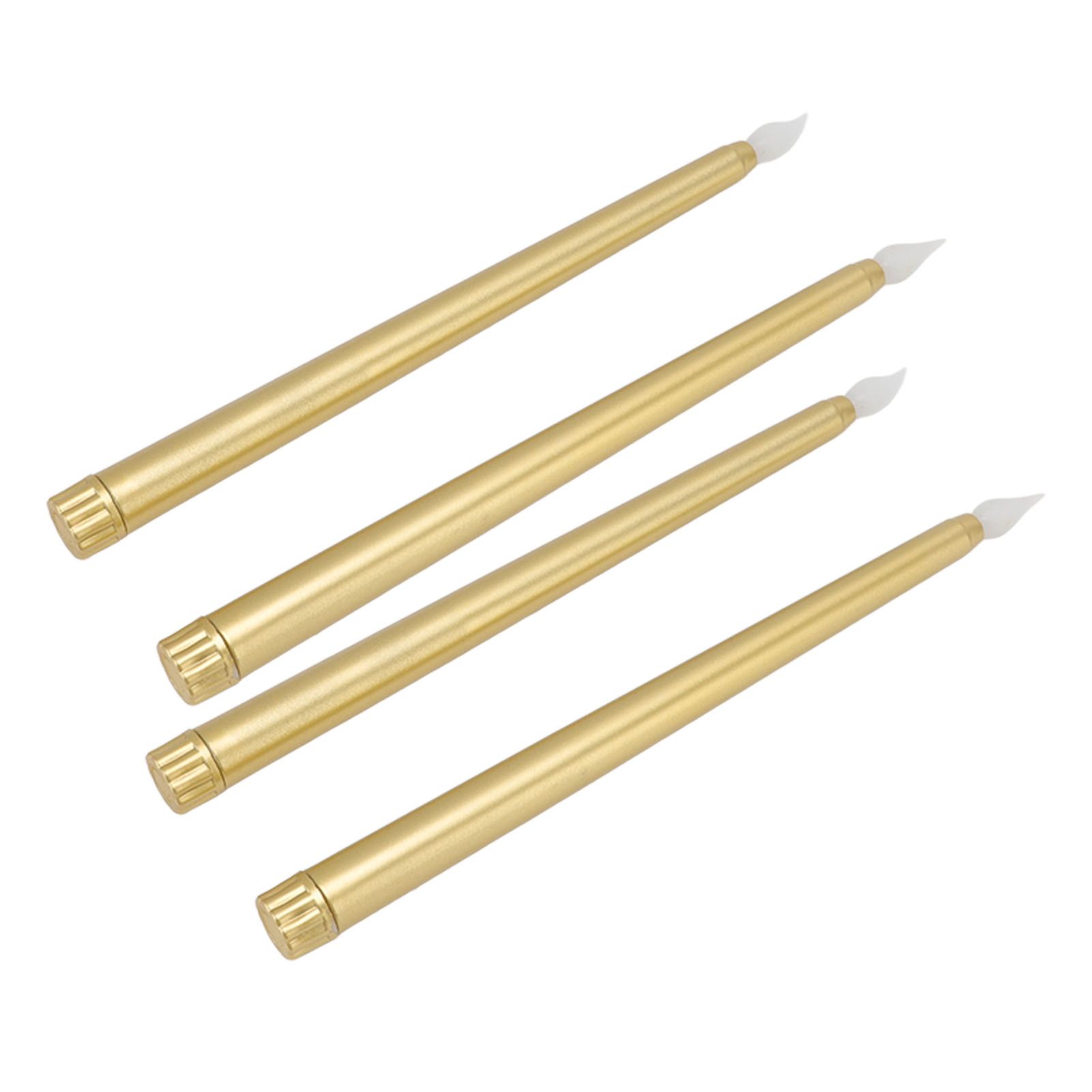 4 Pcs LED Candles Smoke Free Flameless Safe Environmentally Friendly Warm view 10