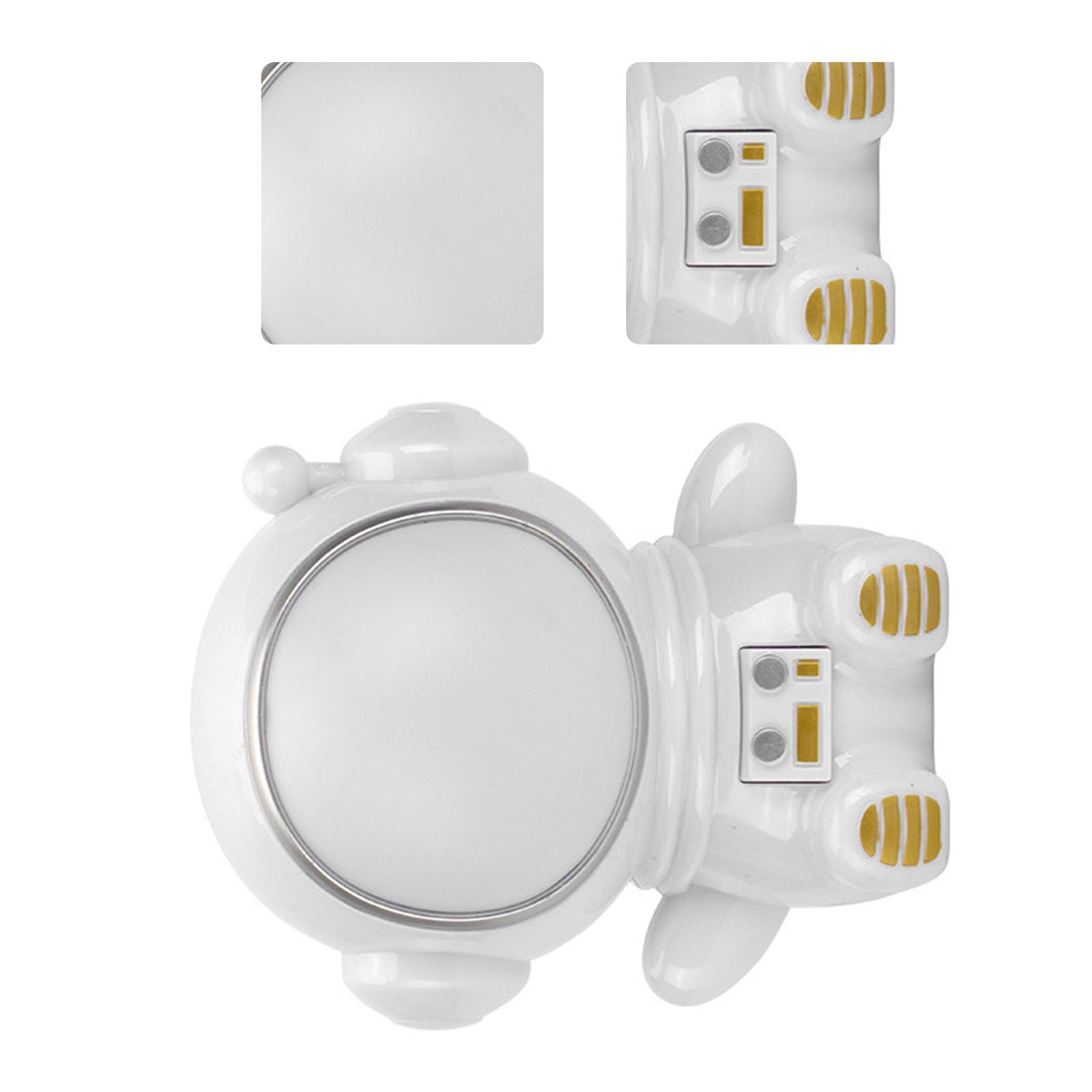 Night Light 3 Modes LED Colorful Cute Astronaut Appearance USB Port Bedside view 11